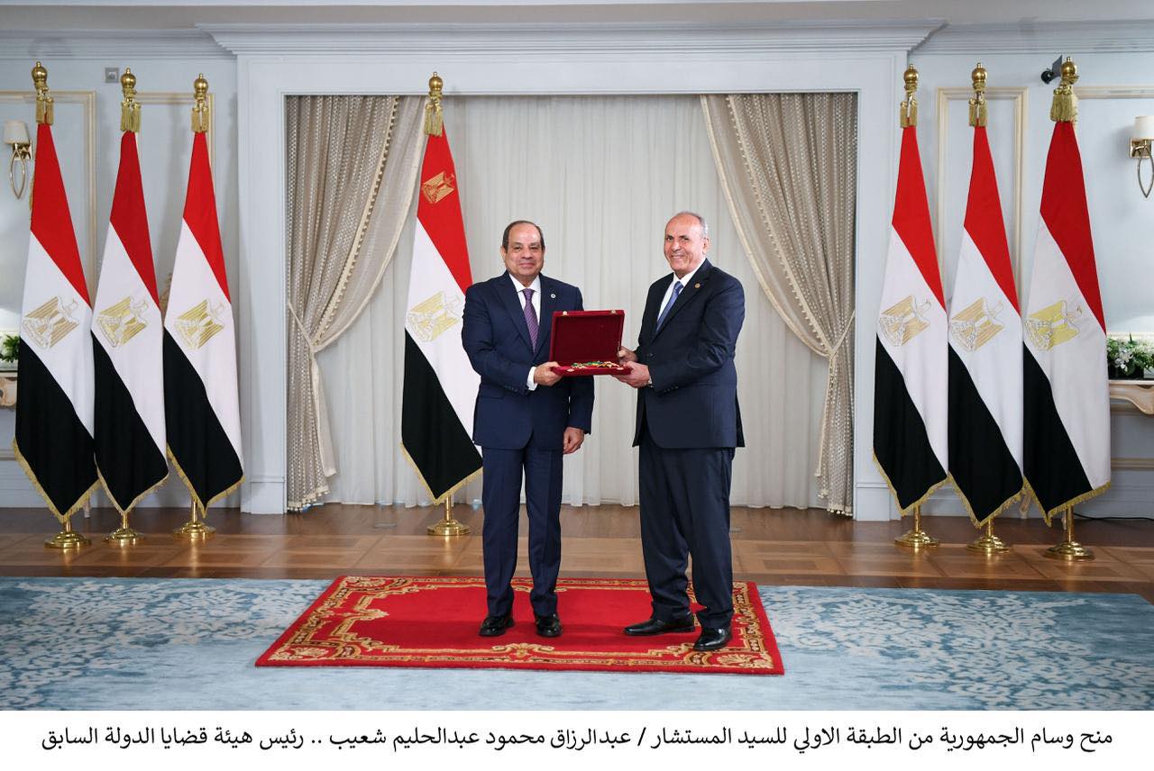 السيسي يشهد أداء اليمين القانونية لرؤساء الهيئات القضائية الجدد