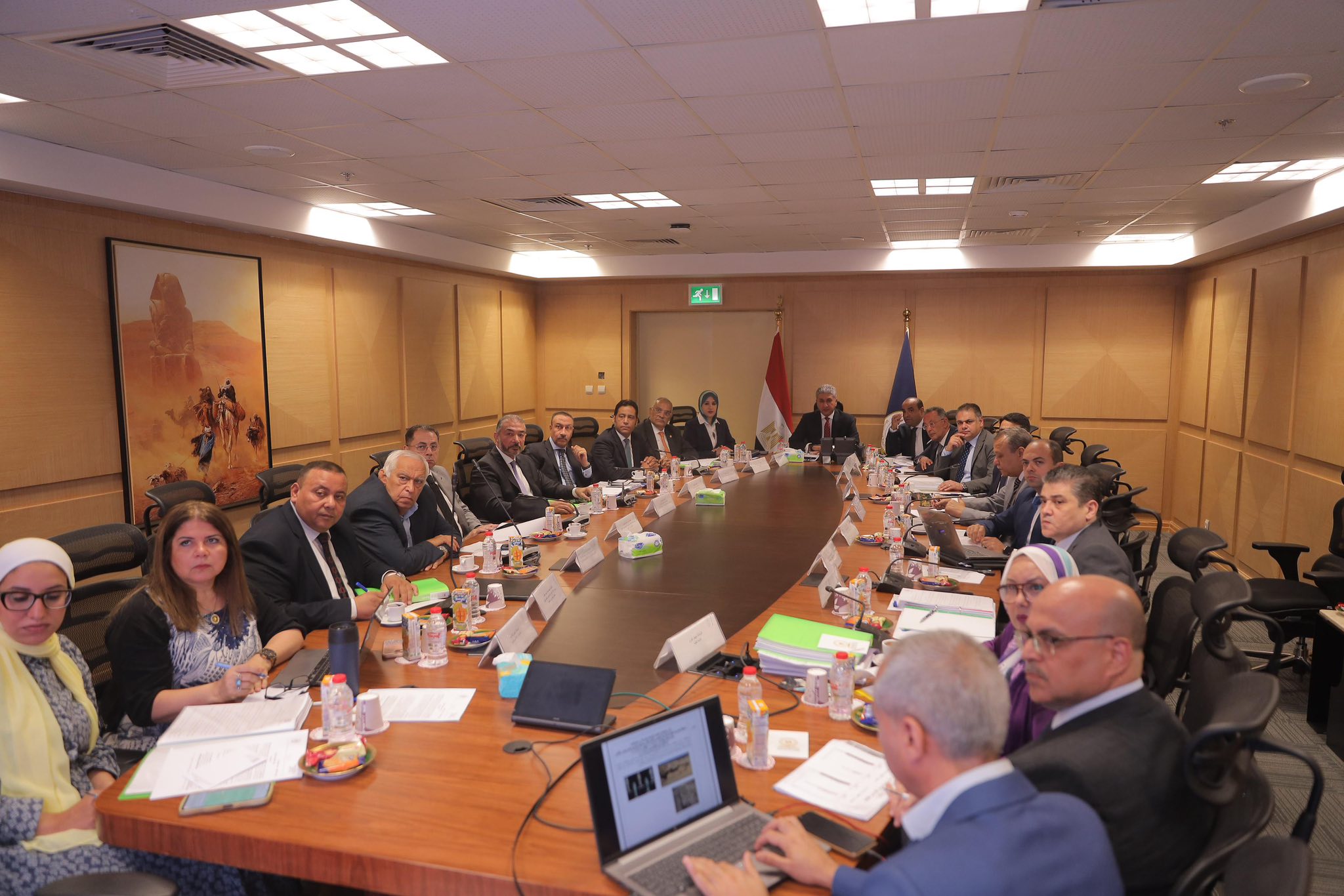اجتماع مجلس إدارة المجلس الأعلى للآثار