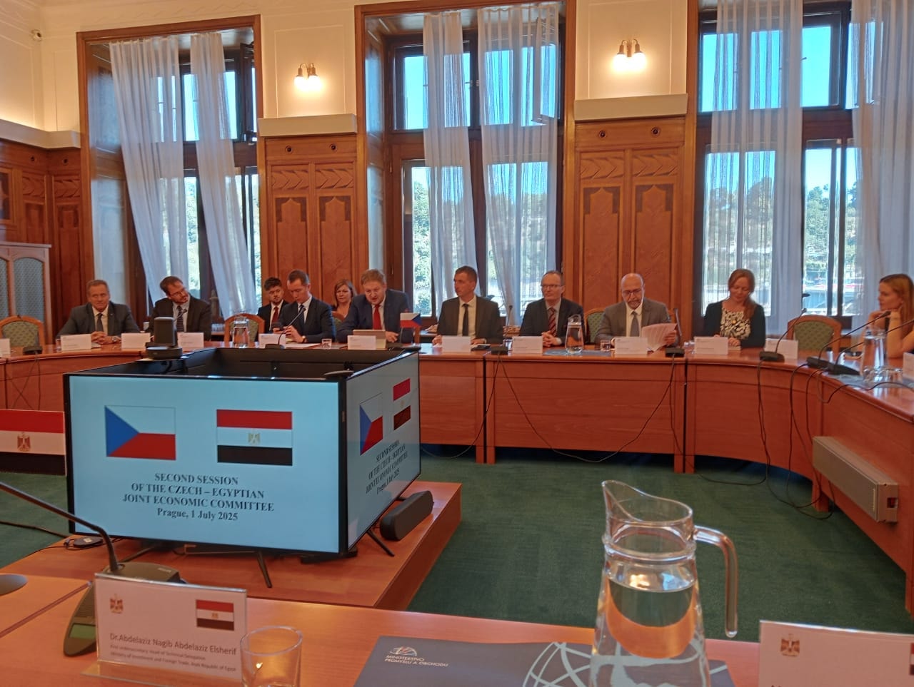 اجتماعات الدورة الثانية للجنة الاقتصادية المصرية التشيكية
