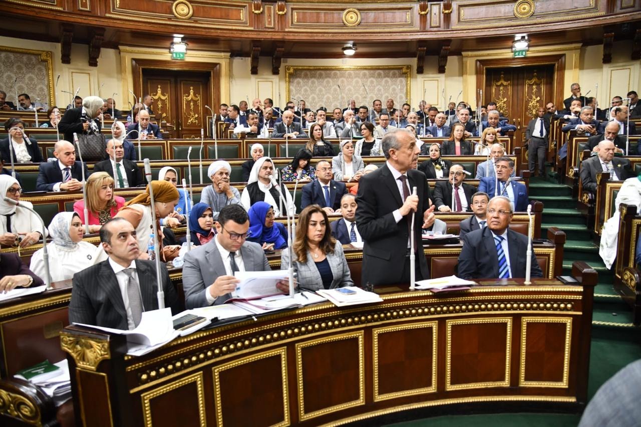 وزيرة التنمية المحلية خلال الجلسة العامة لمجلس النواب