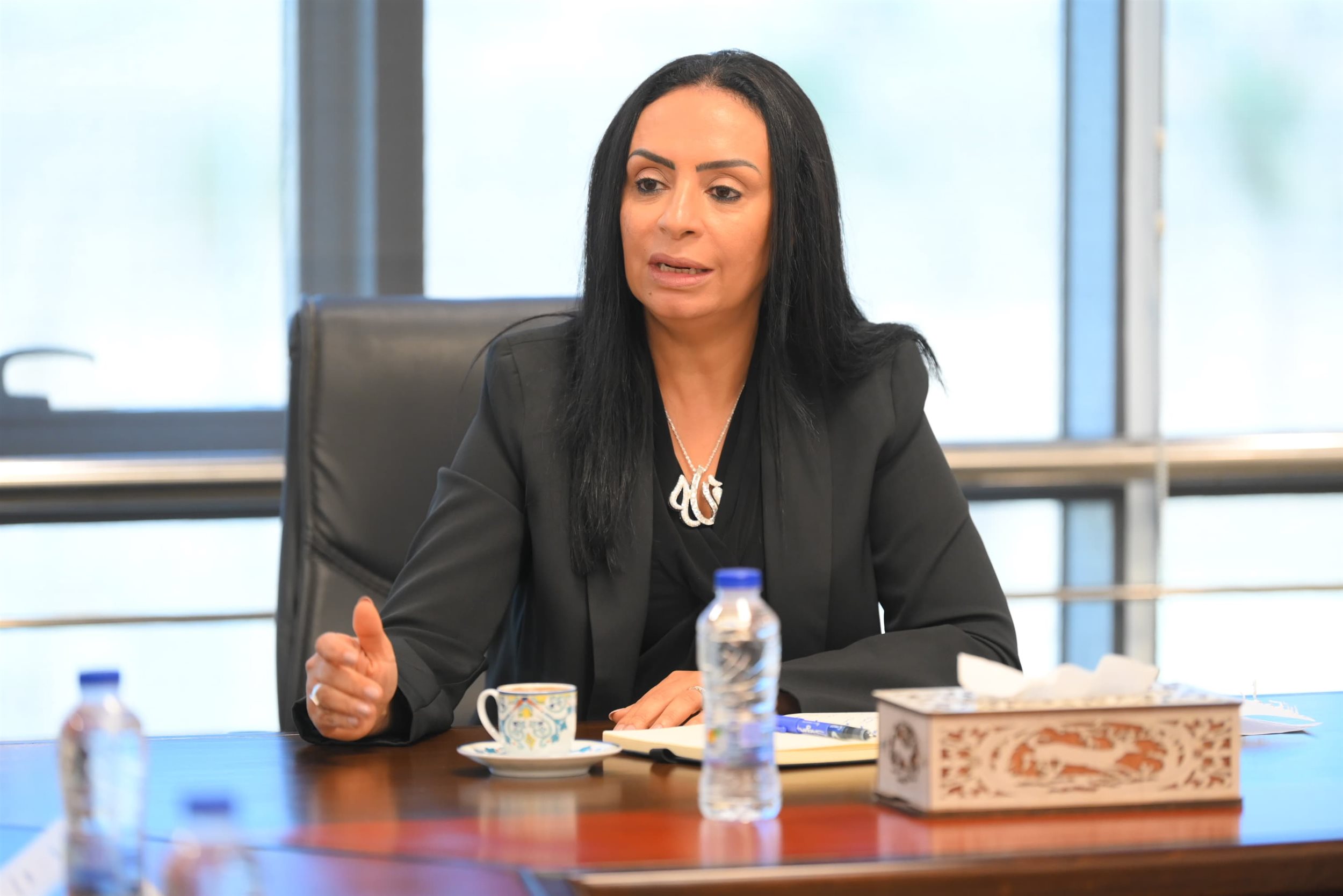 وزير التضامن مع رئيس مجلس إدارة جمعية رجال أعمال إسكندرية