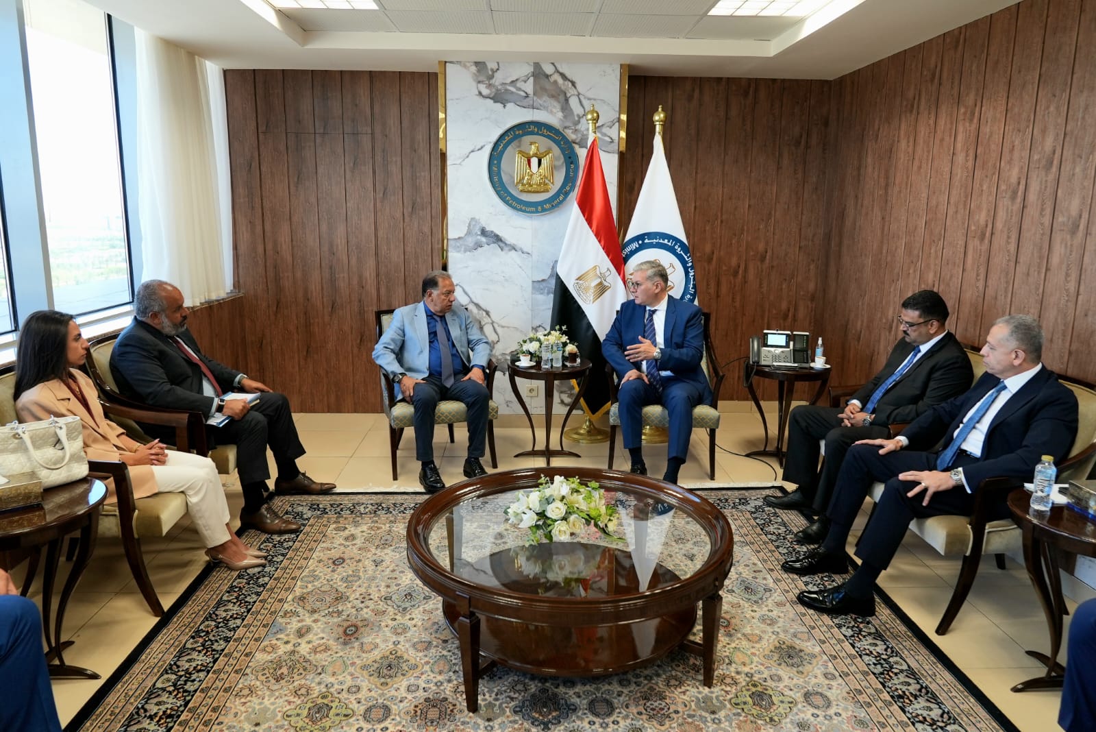 وزير البترول يستقبل رئيس غرفة الصناعات الكيماوية