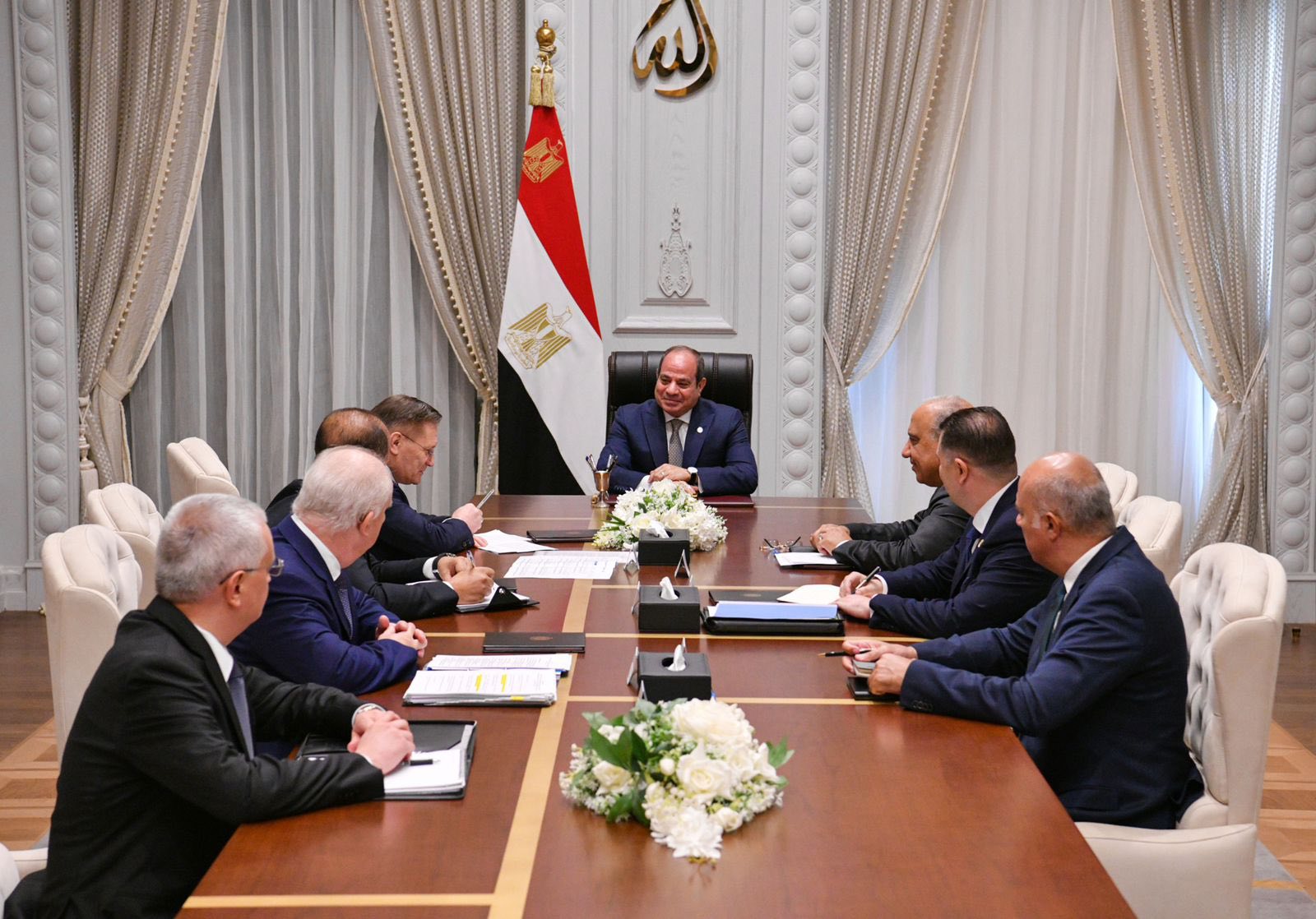 الرئيس السيسي يلتقي المدير العام لهيئة الدولة للطاقة النووية