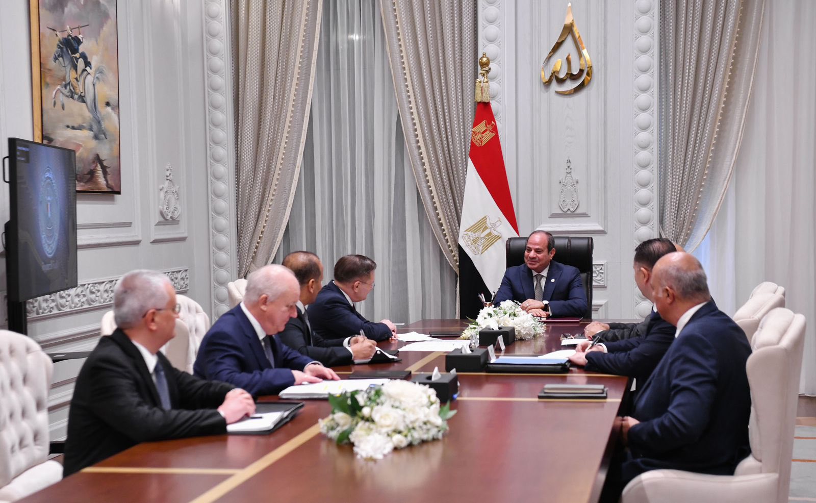 الرئيس السيسي يلتقي المدير العام لهيئة الدولة للطاقة النووية