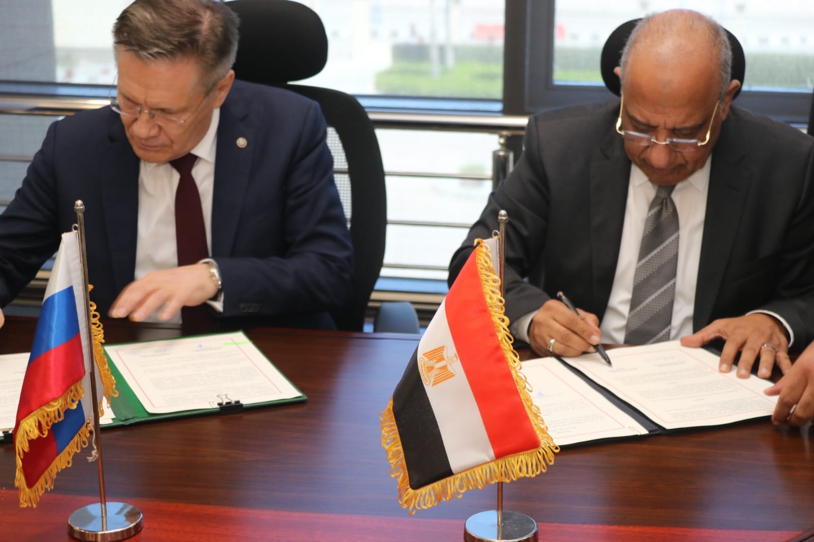 بروتوكول تعاون بين مصر وروسيا