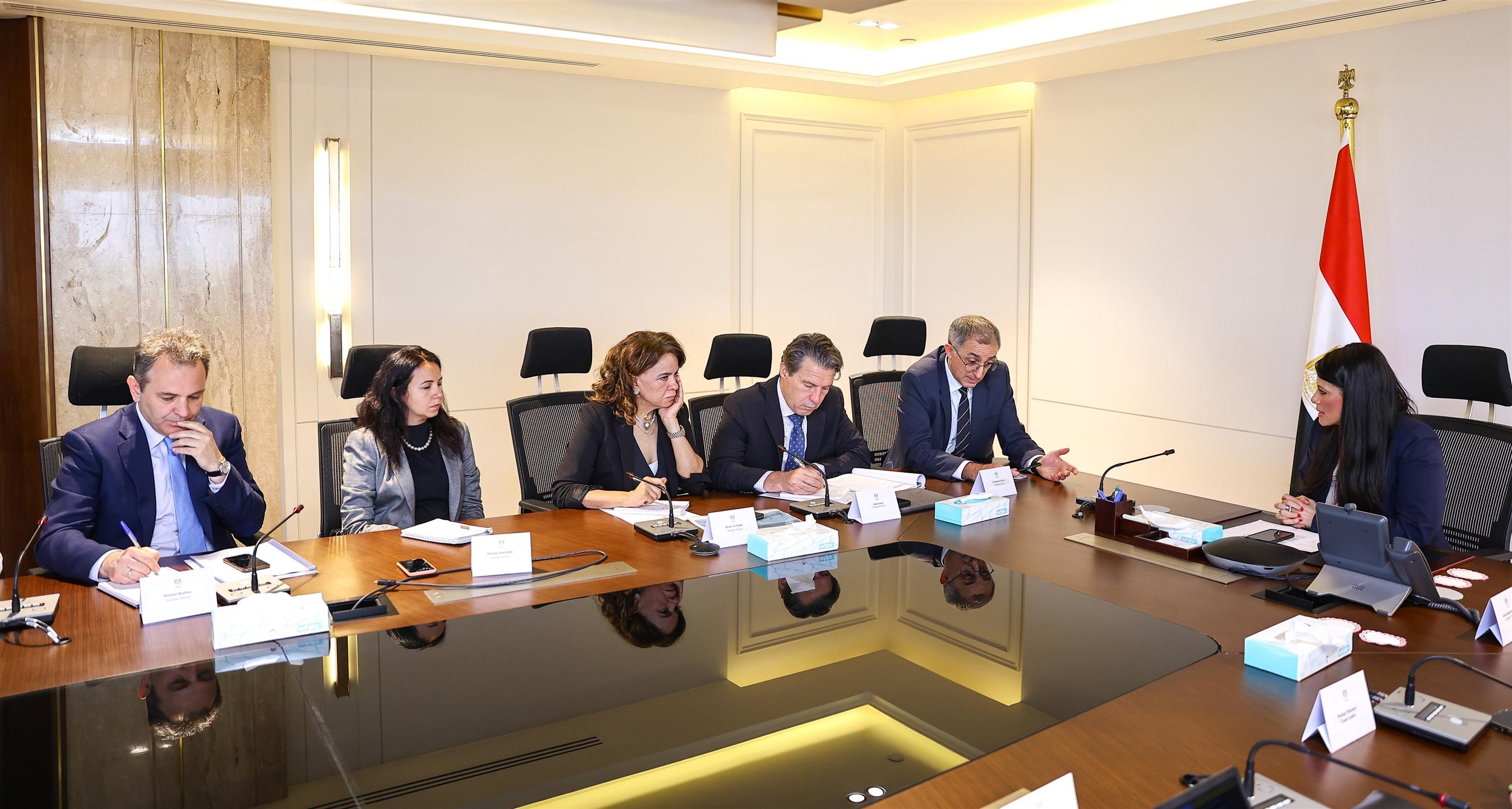 المشاط في اجتماع مع وفد البنك الأوروبي لإعادة الإعمار والتنمية
