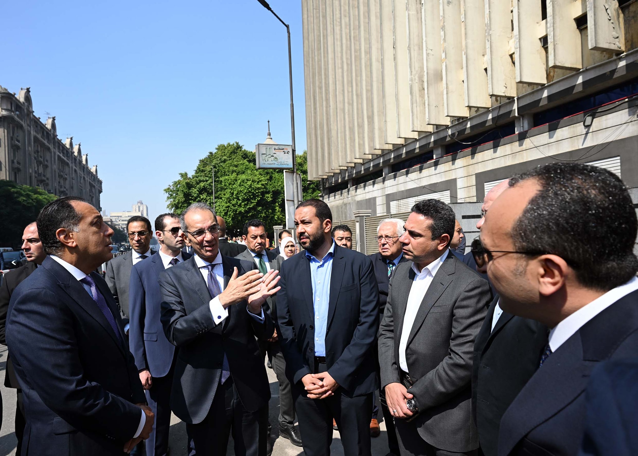 رئيس الوزراء يتفقد سنترال رمسيس