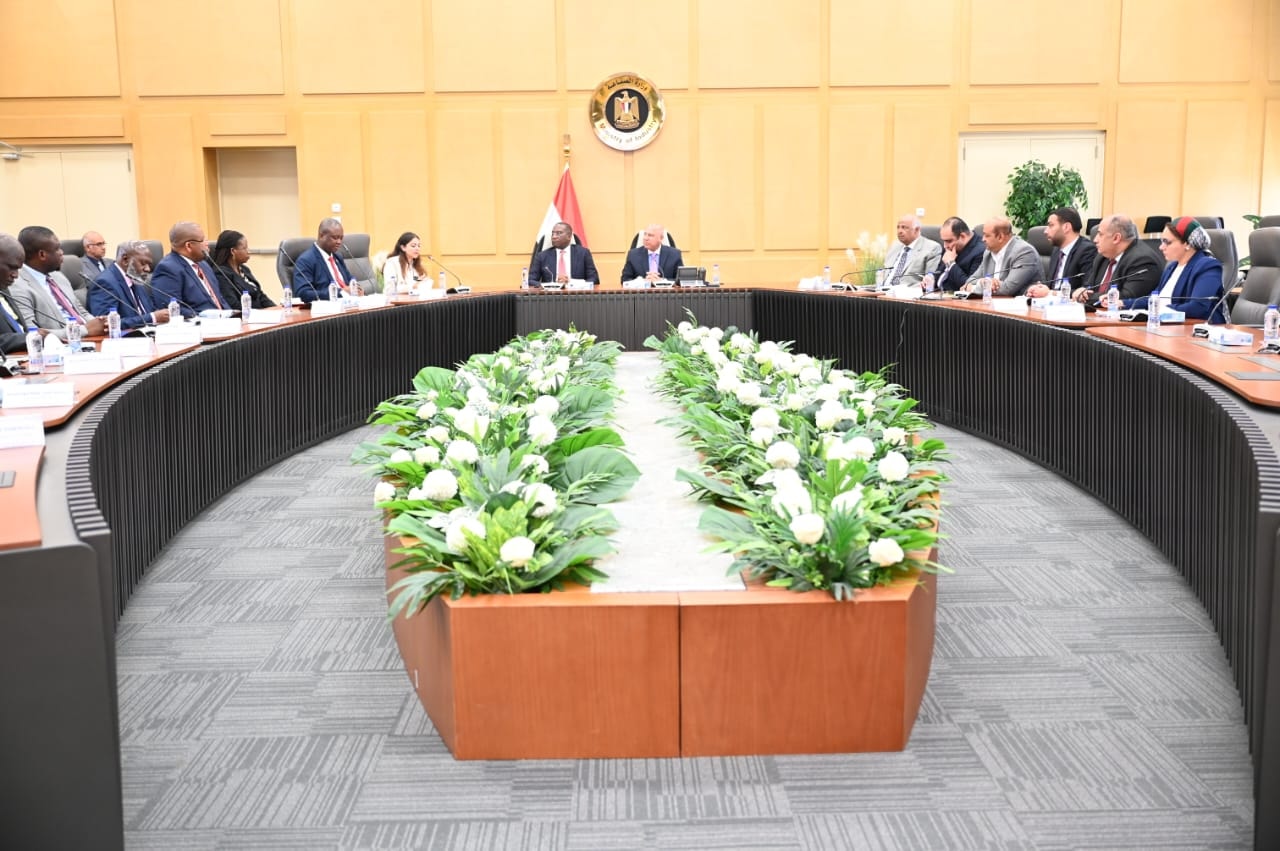 وزير الصناعة في اجتماع مع نائب رئيس وزراء الكونغو