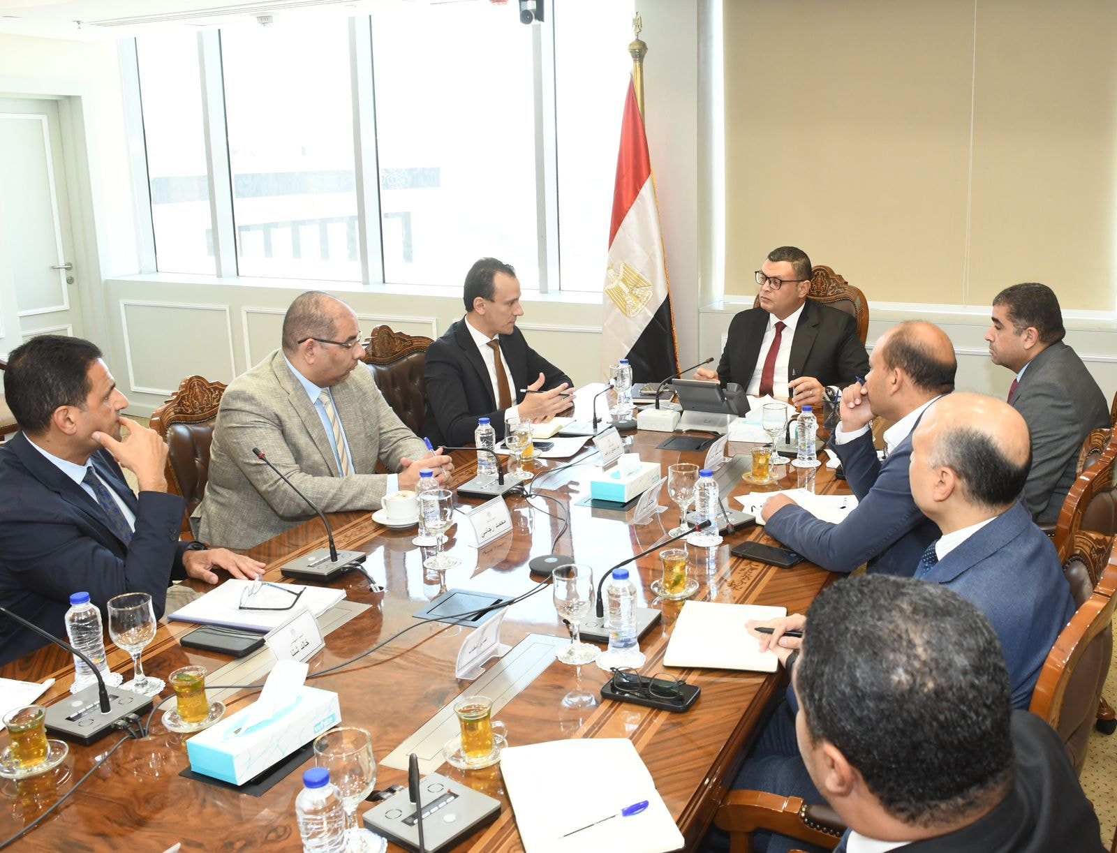 وزير الإسكان يتابع إجراءات تشغيل منطقة الأعمال المركزية