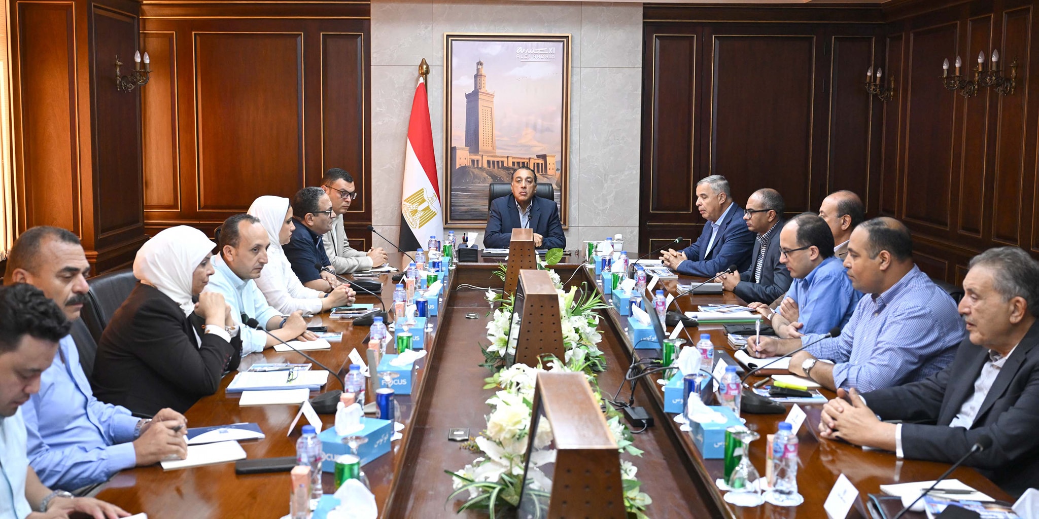 مدبولي يستعرض أبرز المشروعات المُنفذة والجارية بالإسكندرية