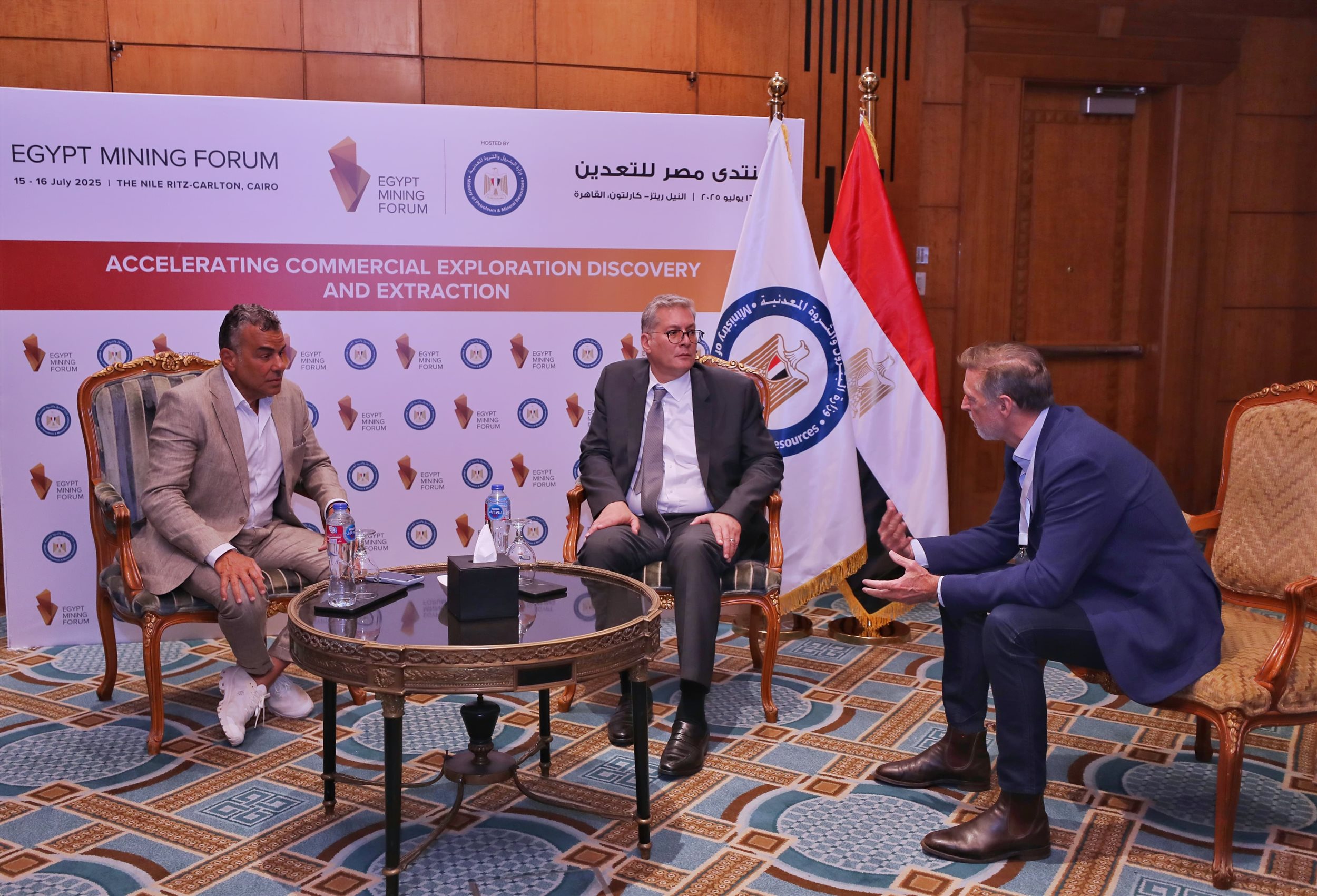 وزير البترول يلتقي رئيس شركة كابيتال دريلينج