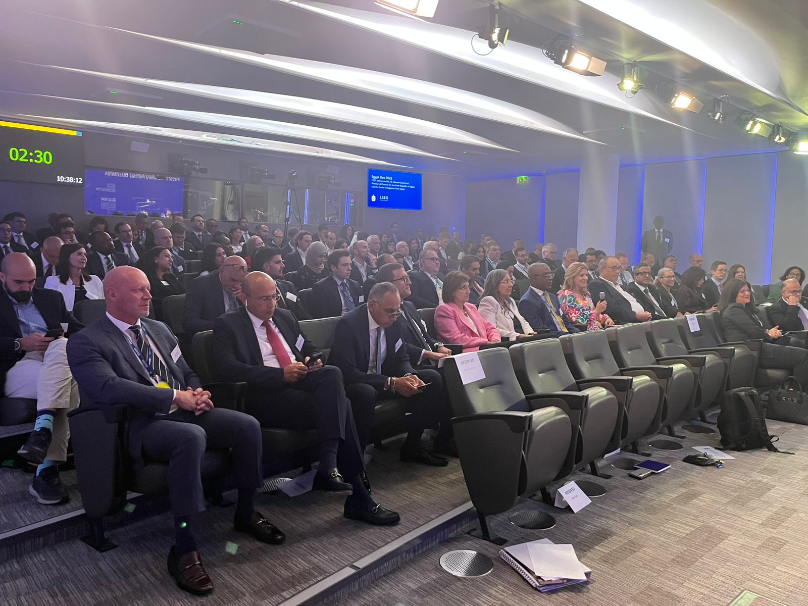 حوار وزير المالية مع المستثمرين الدوليين بالجمعية المصرية البريطانية للأعمال
