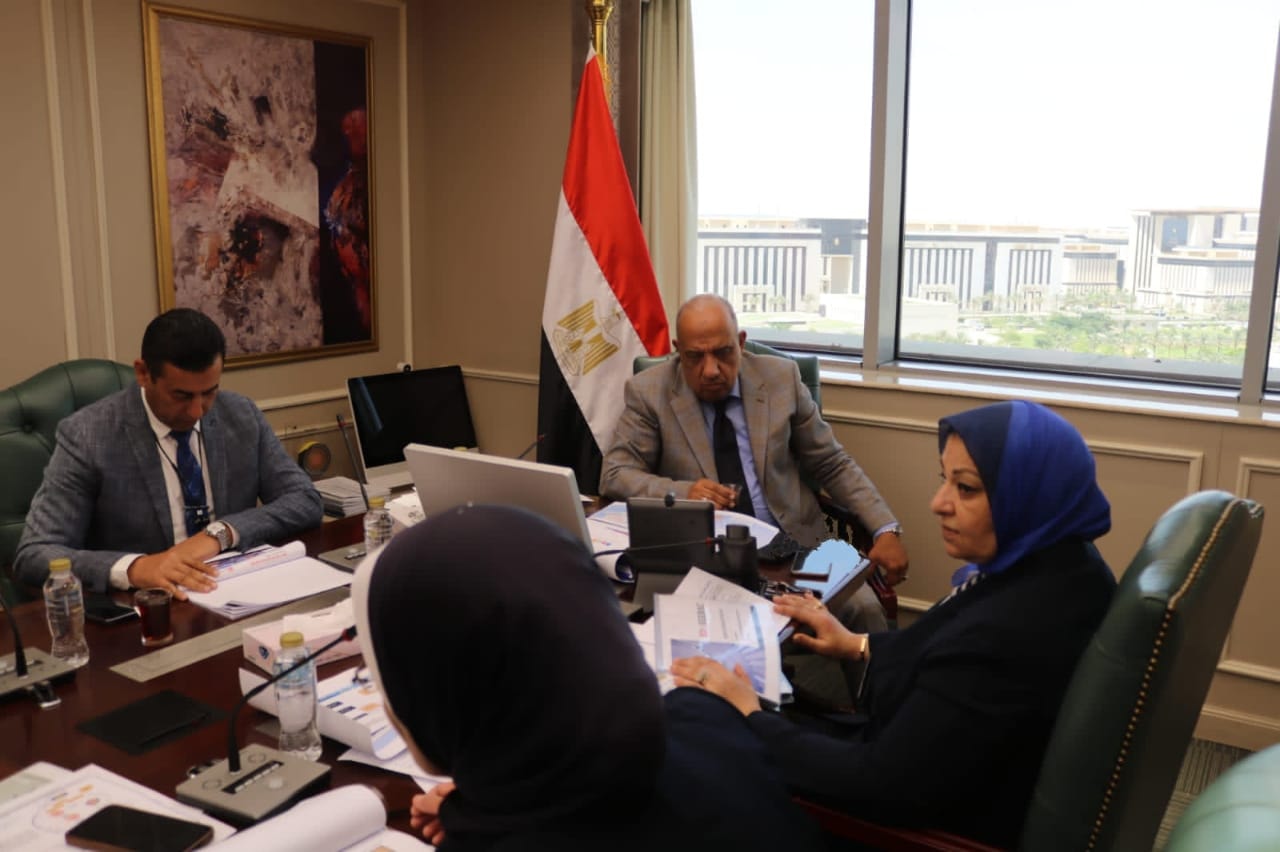 وزير الكهرباء يجتمع مع رئيس شركة اجيماك