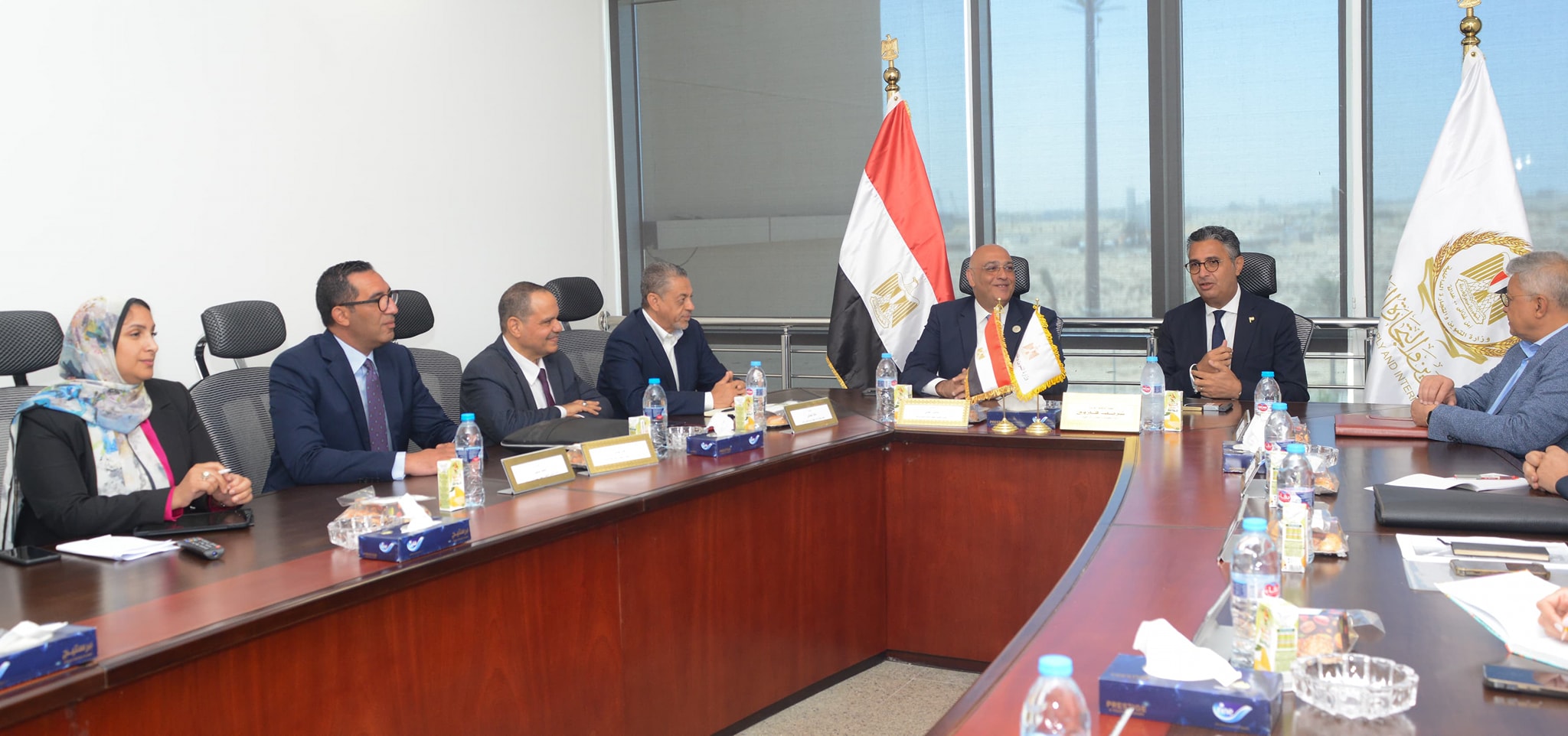 وزير التموين يبحث مع باسل رحمي مجالات التعاون