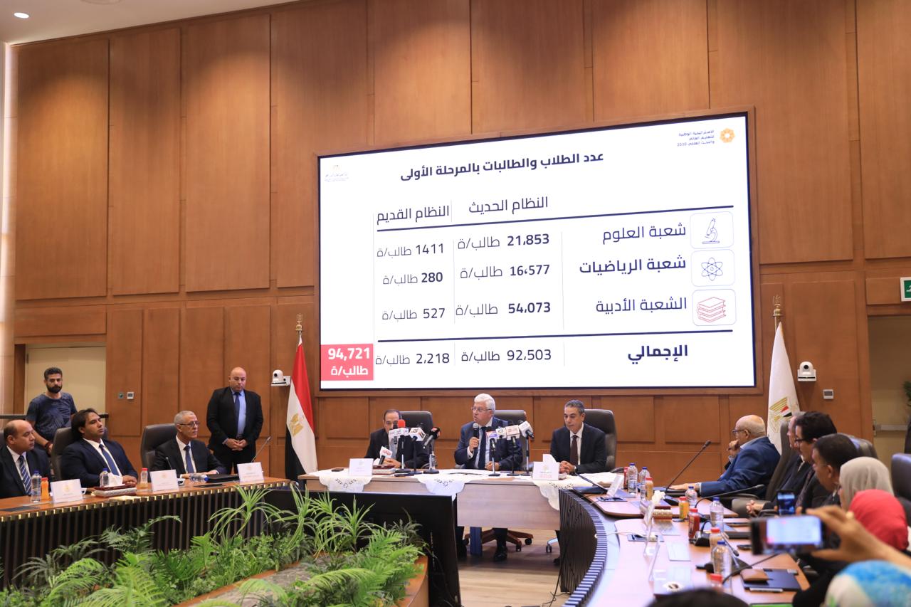 نتائج المرحلة الأولى لتنسيق طلاب الثانوية العامة