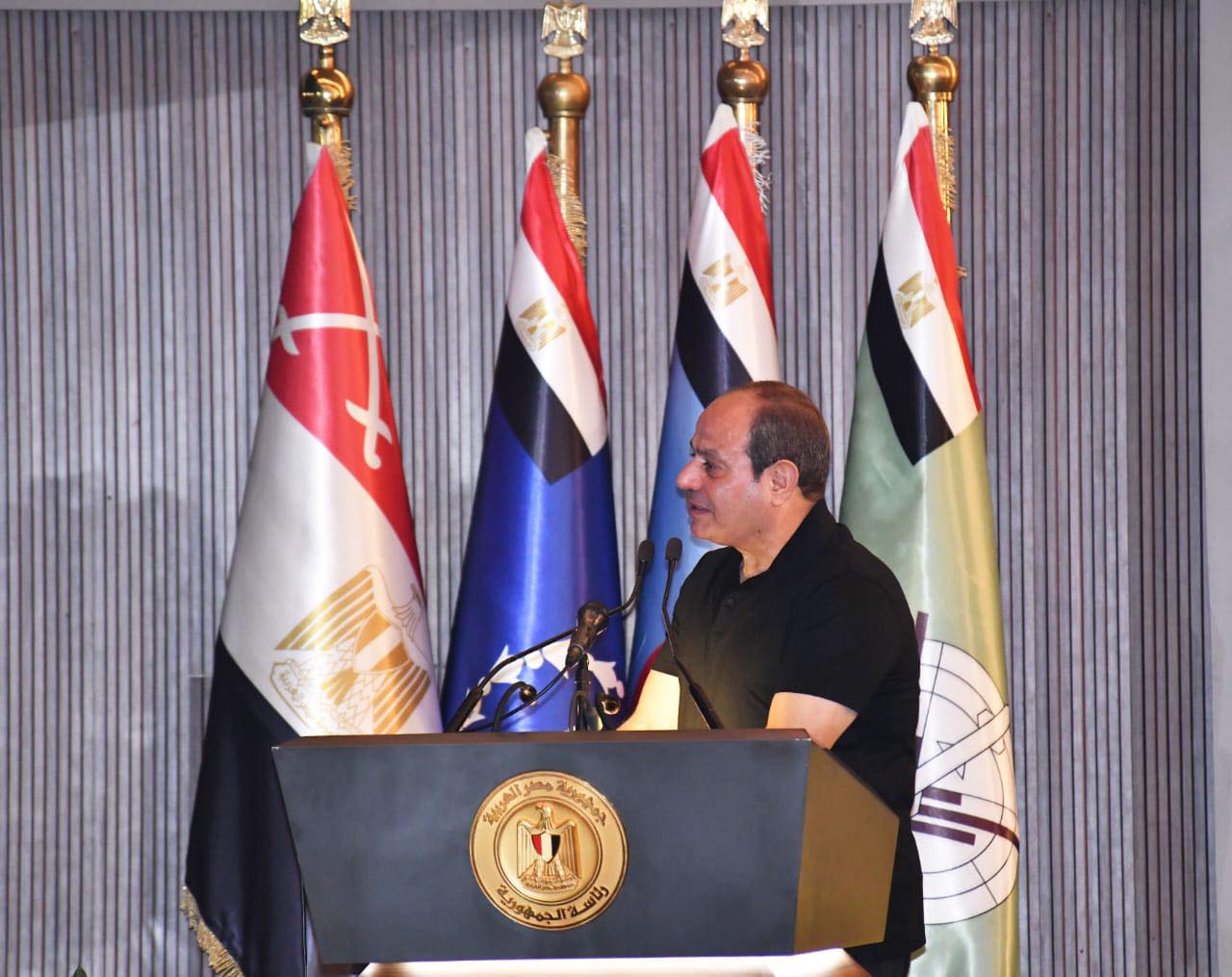 زيارة الرئيس السيسي إلى الأكاديمية العسكرية المصرية