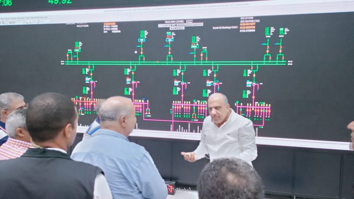 وزير الكهرباء يطمئن على استقرار الشبكة وتحسن جودة التغذية