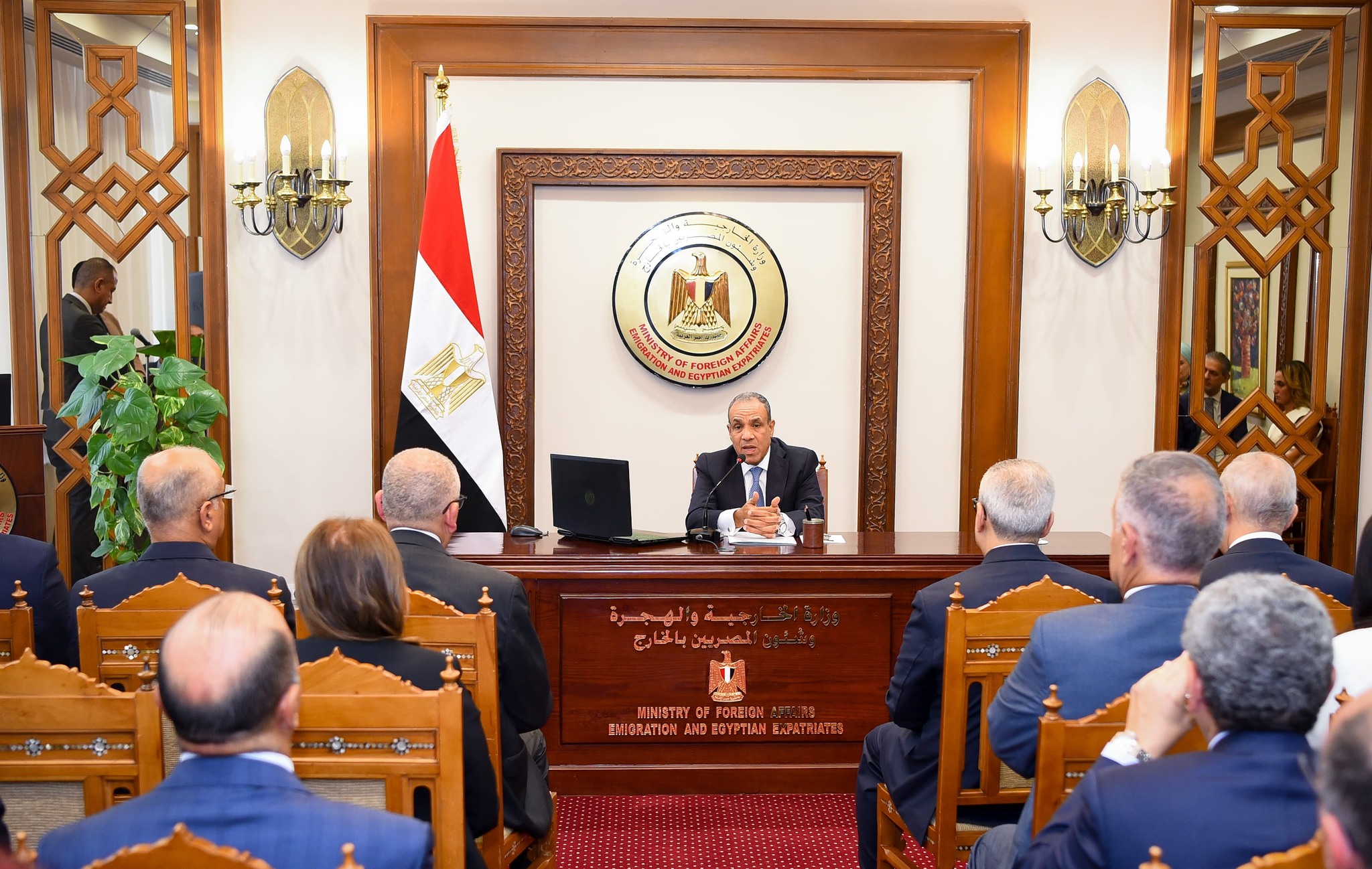 افتتاح النسخة الاولى من المؤتمر السنوي لرؤساء البعثات المصرية في الخارج
