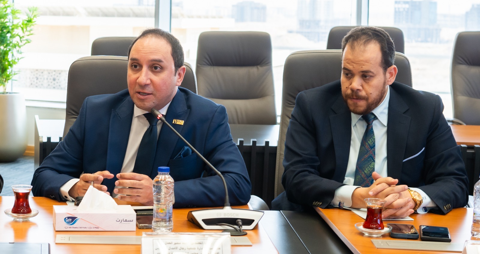وزير المالية يلتقي رئيس مجلس إدارة جمعية رجال الأعمال المصريين الأفارقة