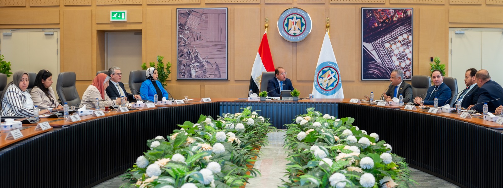 وزير المالية يلتقي رئيس مجلس إدارة جمعية رجال الأعمال المصريين الأفارقة