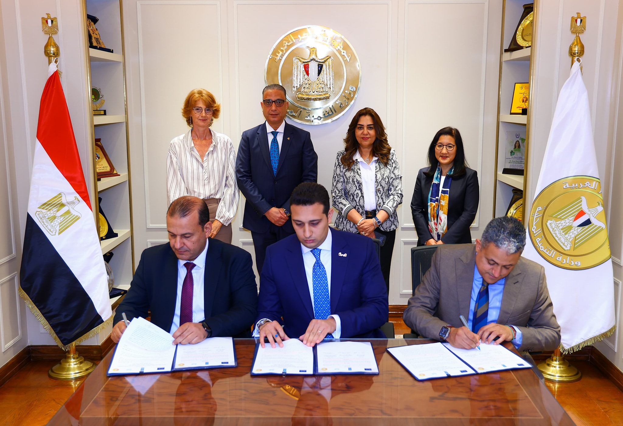توقيع بروتوكولات تعاون لتنفيذ 4 مشروعات للتنمية الاقتصادية