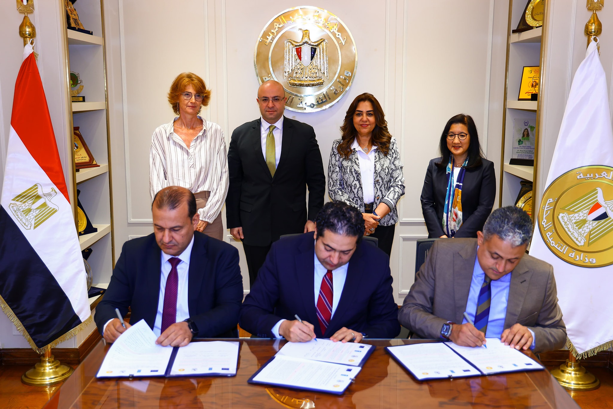 توقيع بروتوكولات تعاون لتنفيذ 4 مشروعات للتنمية الاقتصادية