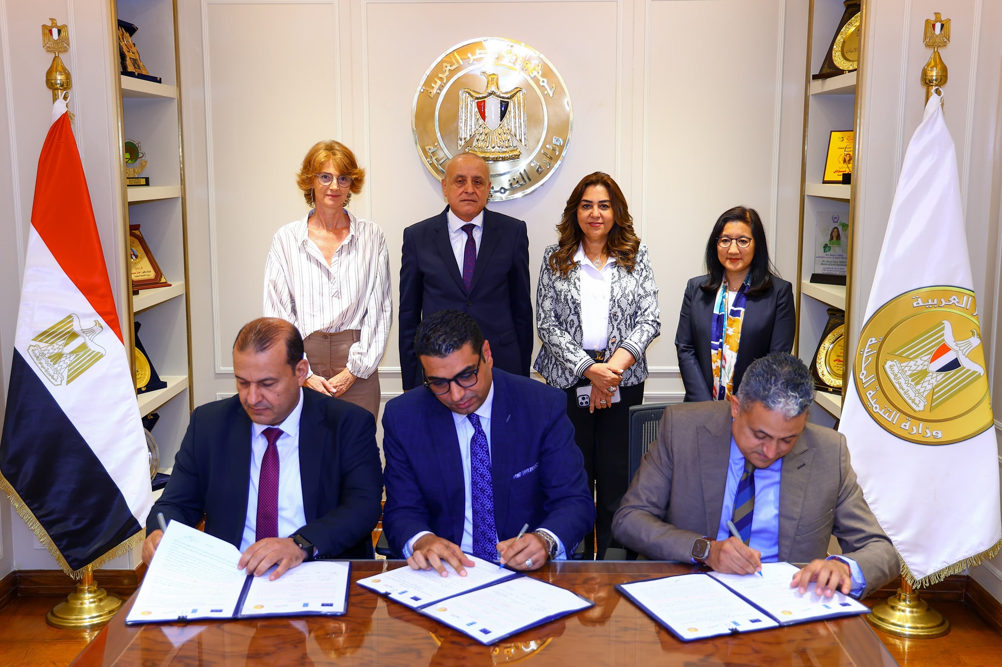 توقيع بروتوكولات تعاون لتنفيذ 4 مشروعات للتنمية الاقتصادية