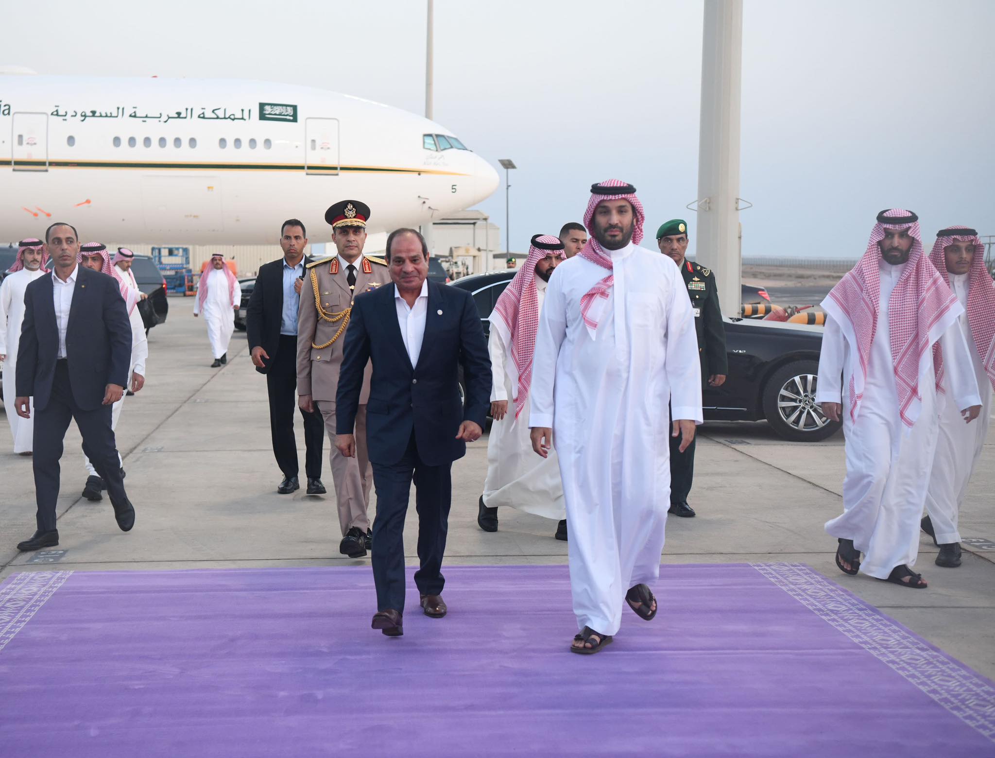 الرئيس السيسي يلتقي بولي عهد السعودية