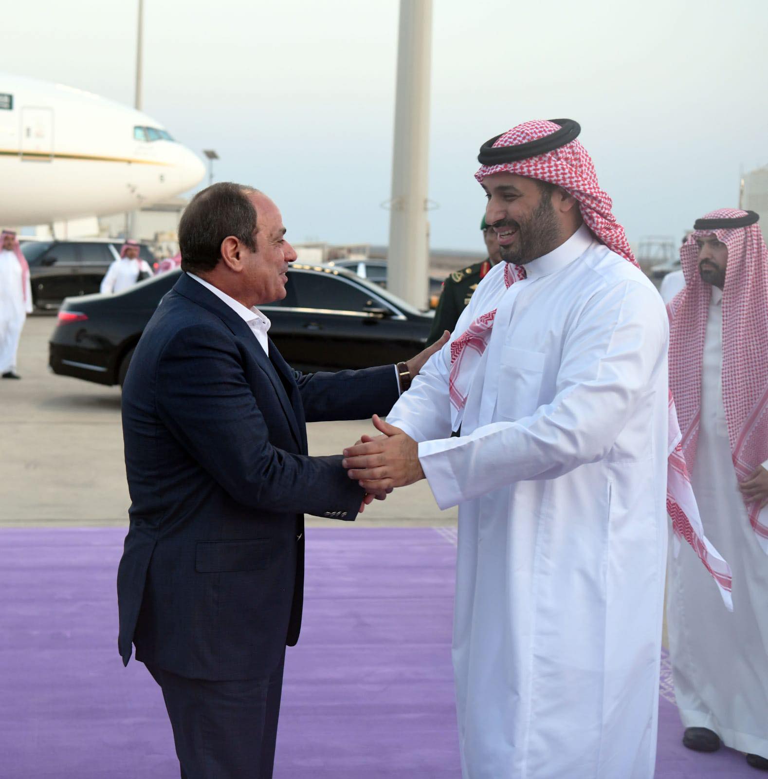 الرئيس السيسي يلتقي بولي عهد السعودية