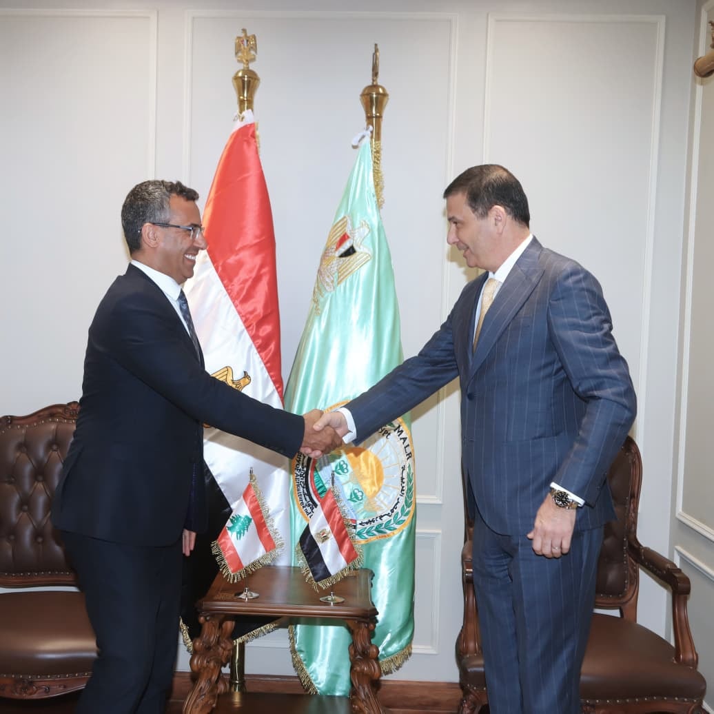 وزير الزراعة يستقبل نظيره اللبناني