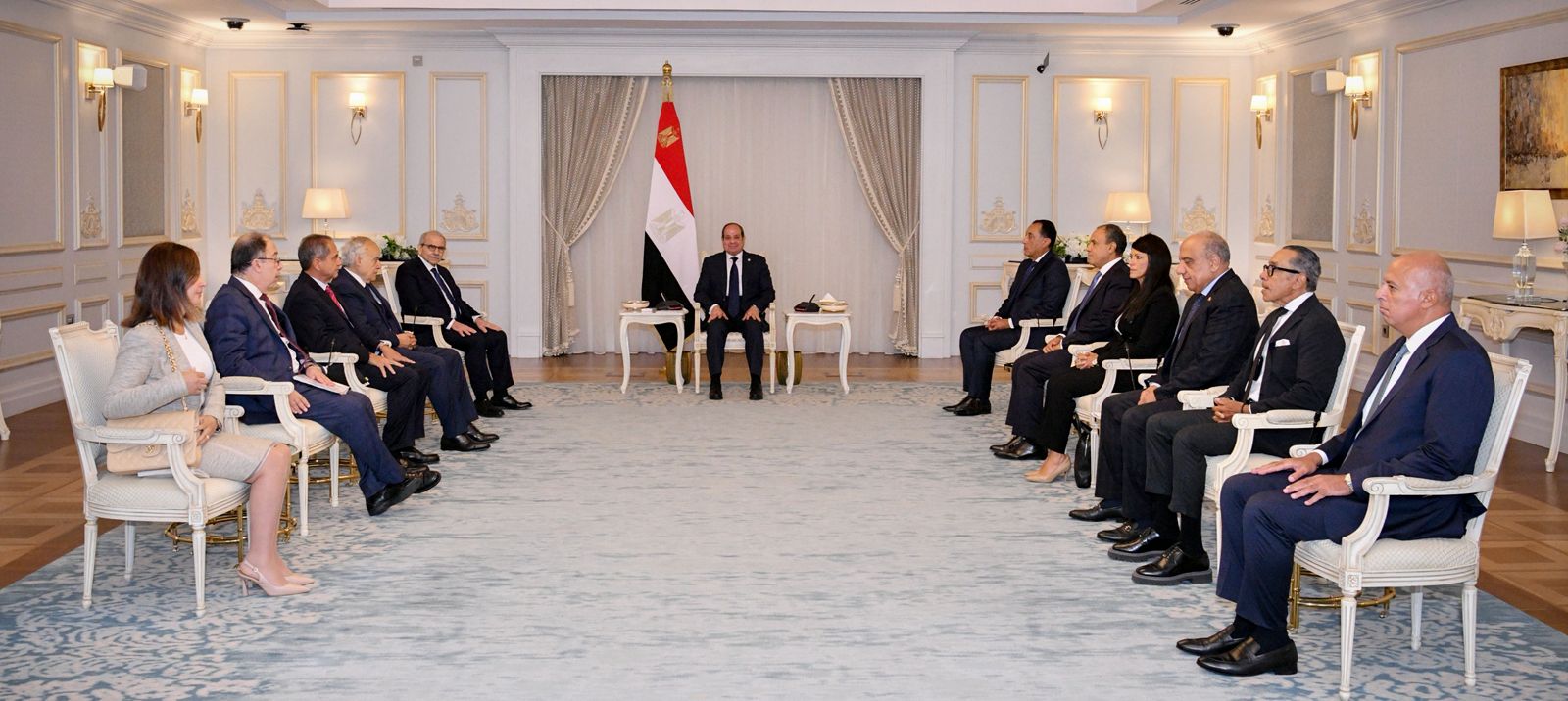 الرئيس السيسي يستقبل رئيس مجلس الوزراء اللبناني