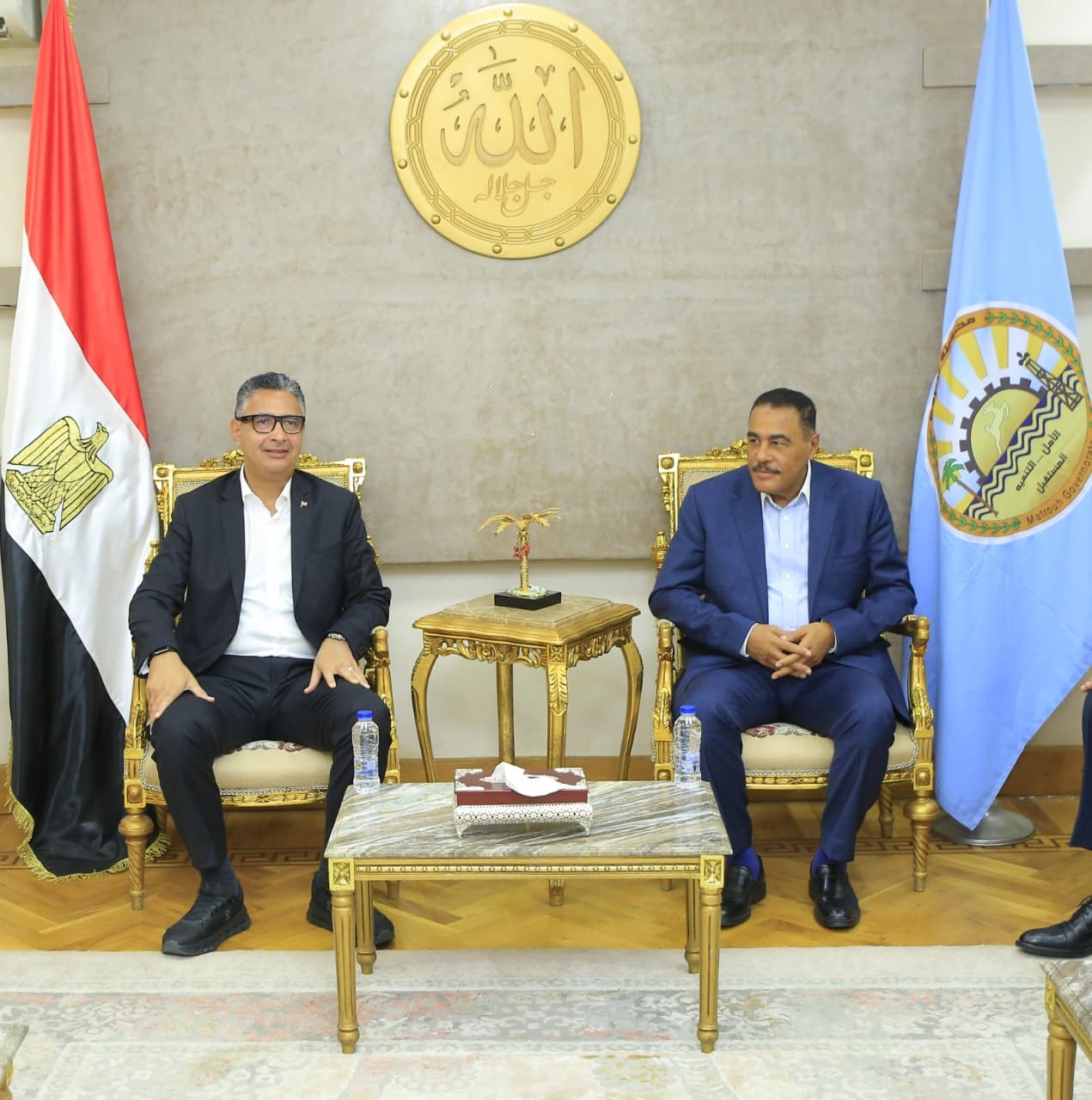 وزير التموين ومحافظ مطروح يفتتحان عدة مشروعات خدمية