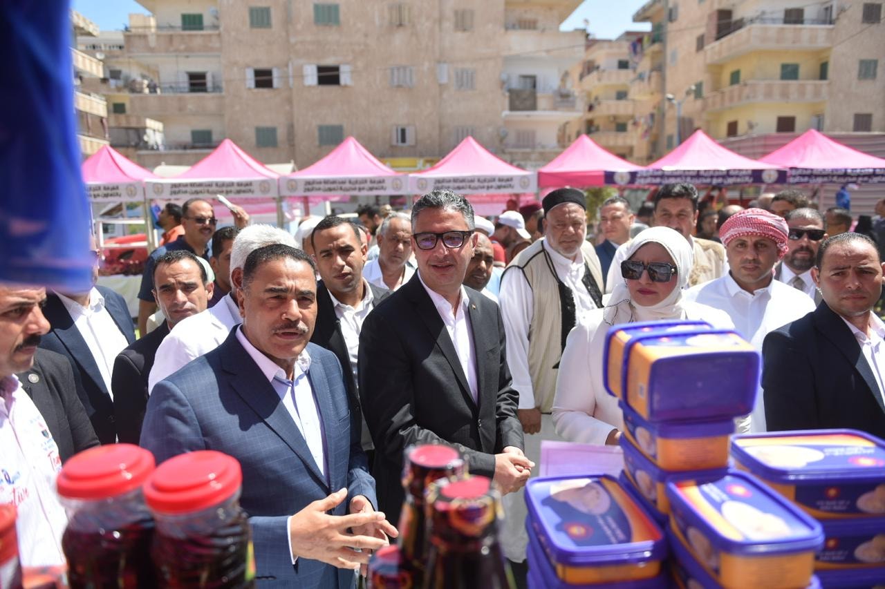 وزير التموين ومحافظ مطروح يفتتحان عدة مشروعات خدمية