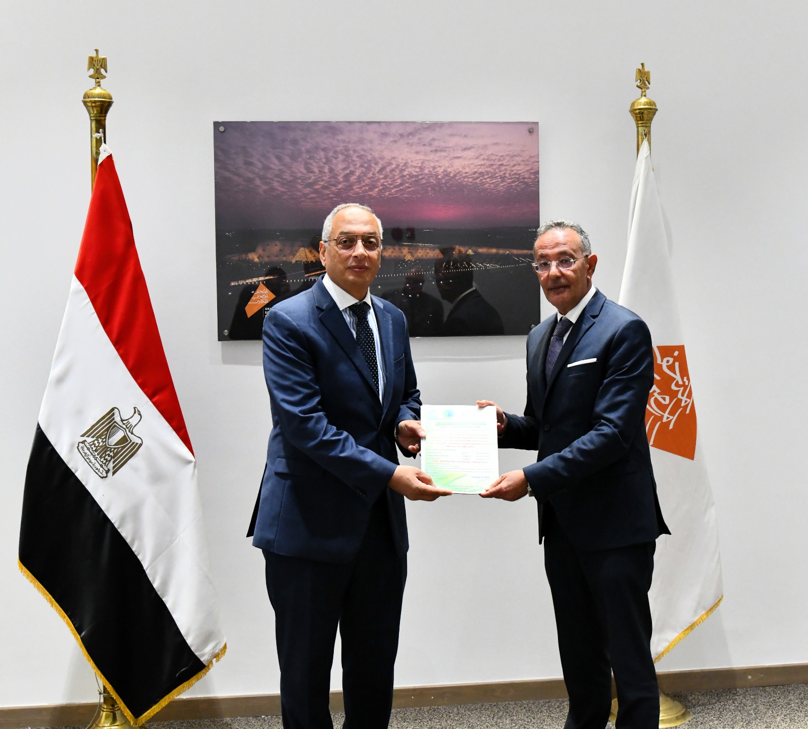 المتحف المصري يحصل على اعتماد تقرير الانبعاثات الكربونية