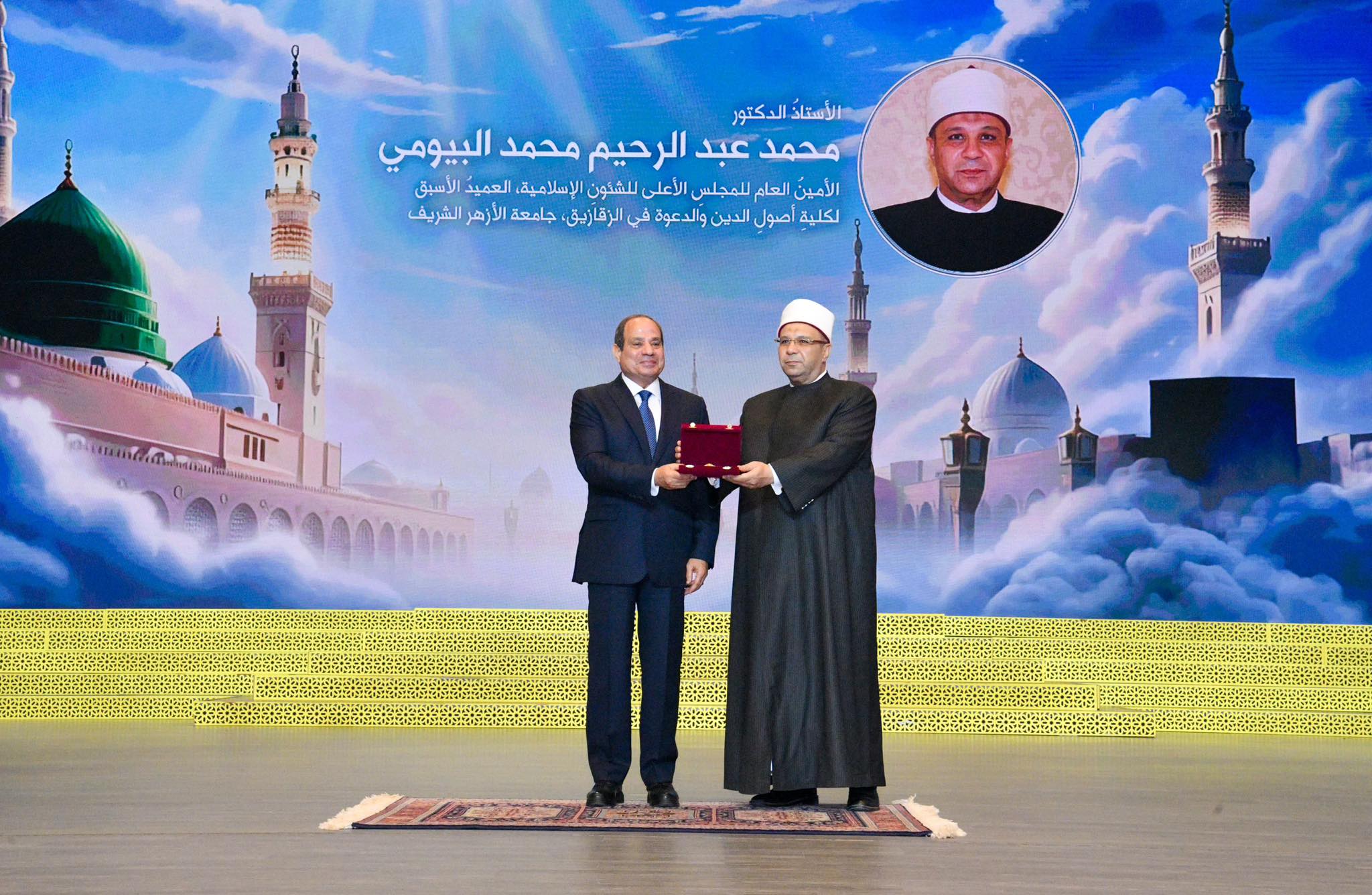 السيسي يشهد الاحتفال بذكرى المولد النبوي الشريف