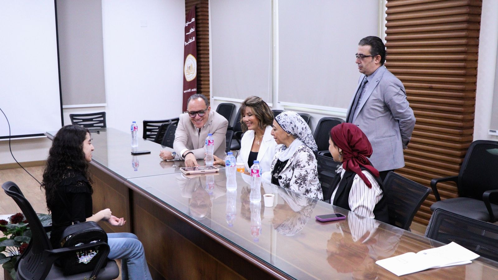 تقييم مشروعات الطلاب المبتكرين بمبادرة من الموهبة الى الاحتراف