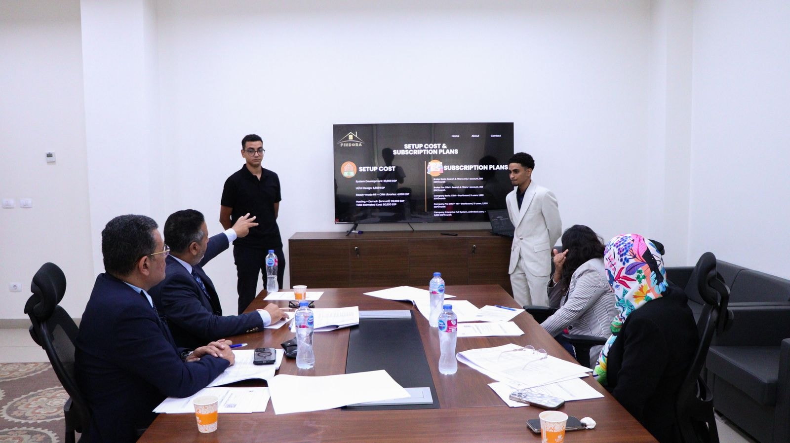 تقييم مشروعات الطلاب المبتكرين بمبادرة من الموهبة الى الاحتراف