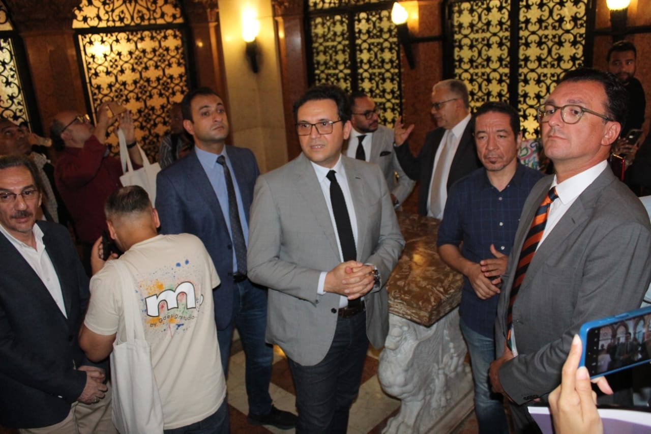 وزير الثقافة يتفقد مبنى فيني التراثي بالإسكندرية