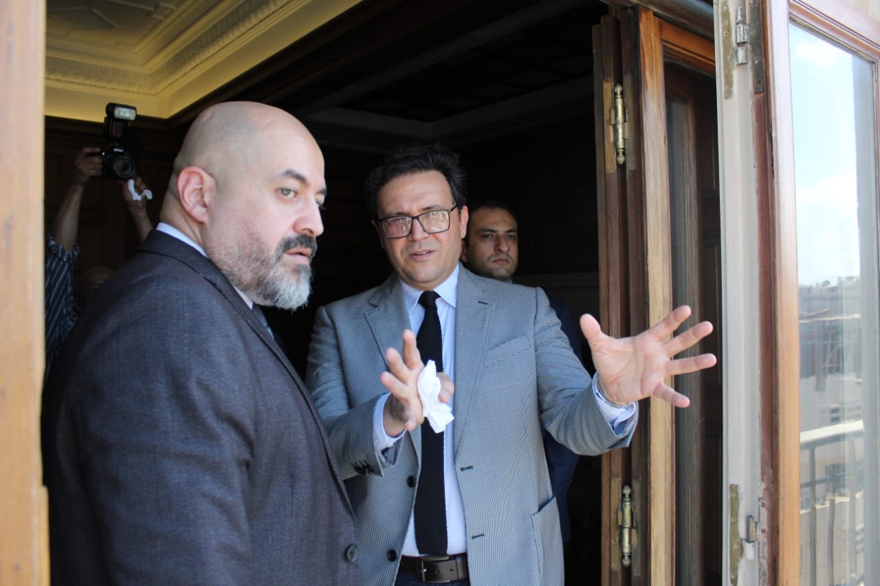 وزير الثقافة يتفقد مبنى فيني التراثي بالإسكندرية