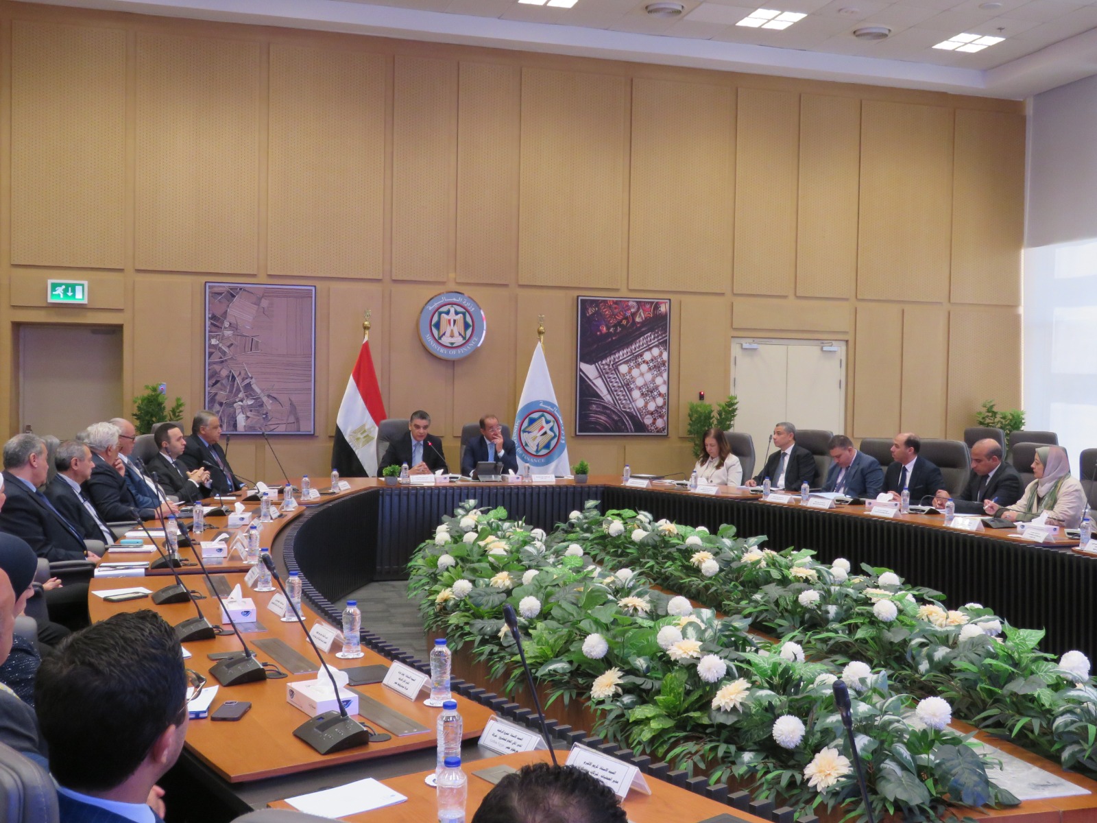 اجتماع وزير المالية ورئيس الهيئة المصرية للشراء الموحد