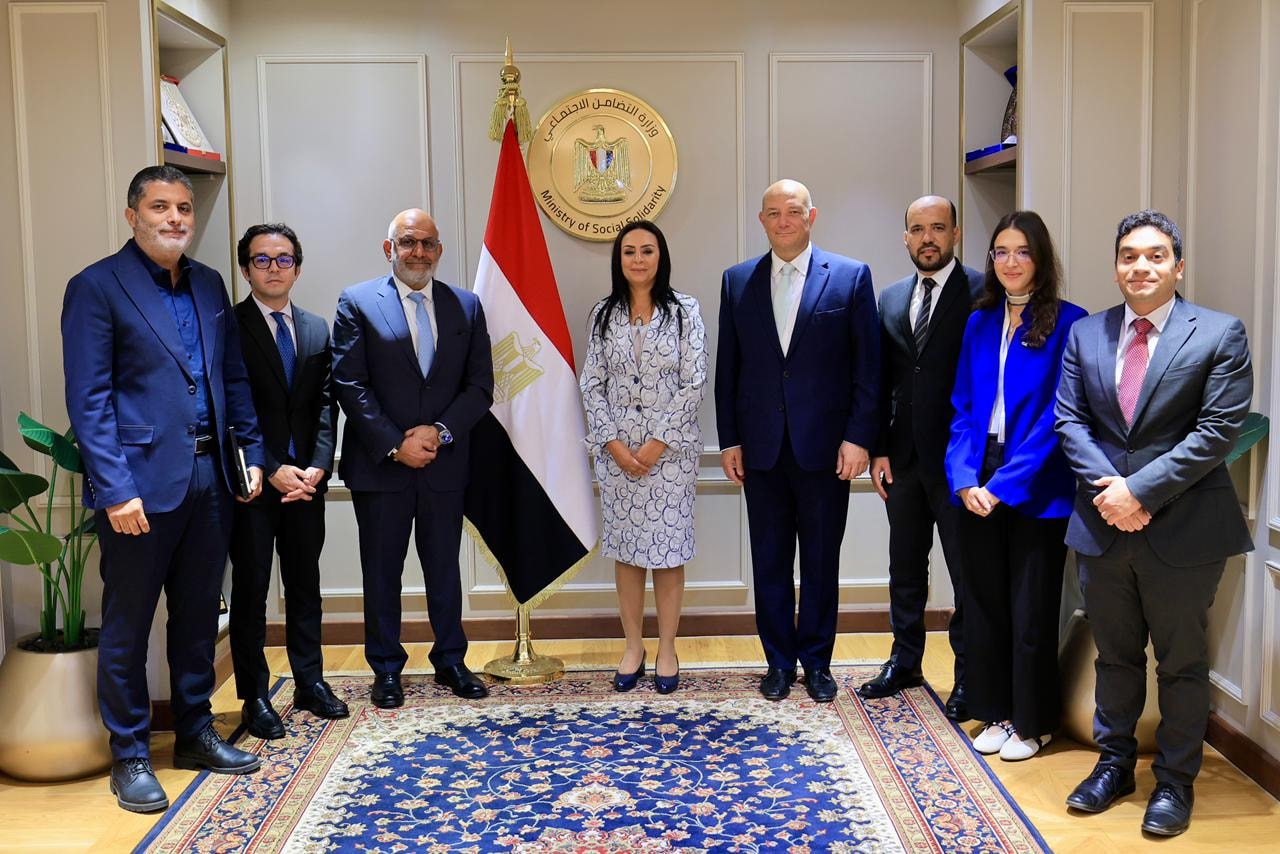 وزيرة التضامن تلتقي المدير التنفيذي بمجموعة البنك الدولي