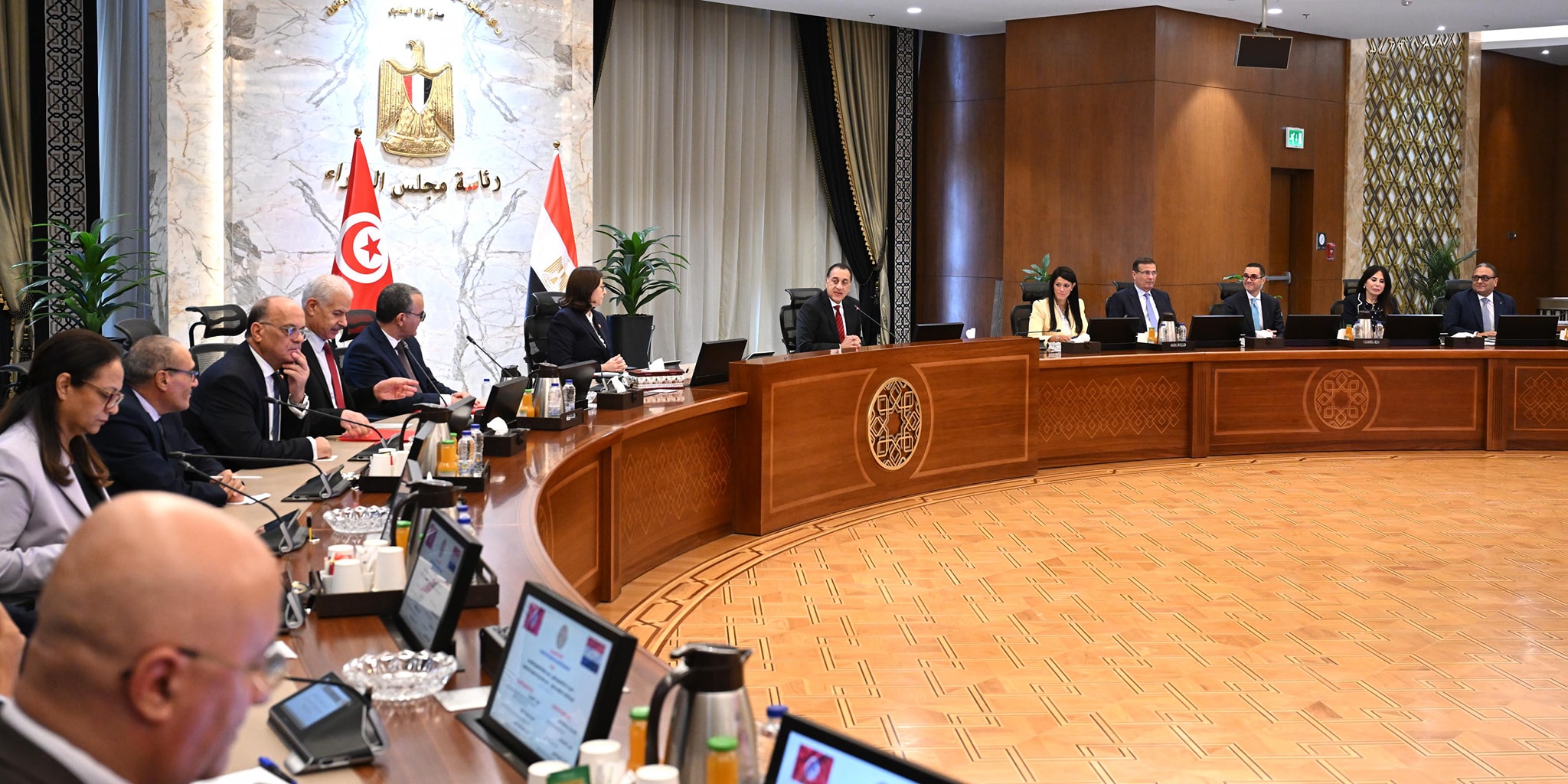 رئيسا وزراء مصر وتونس يترأسان أعمال اللجنة العليا المصرية التونسية المشتركة