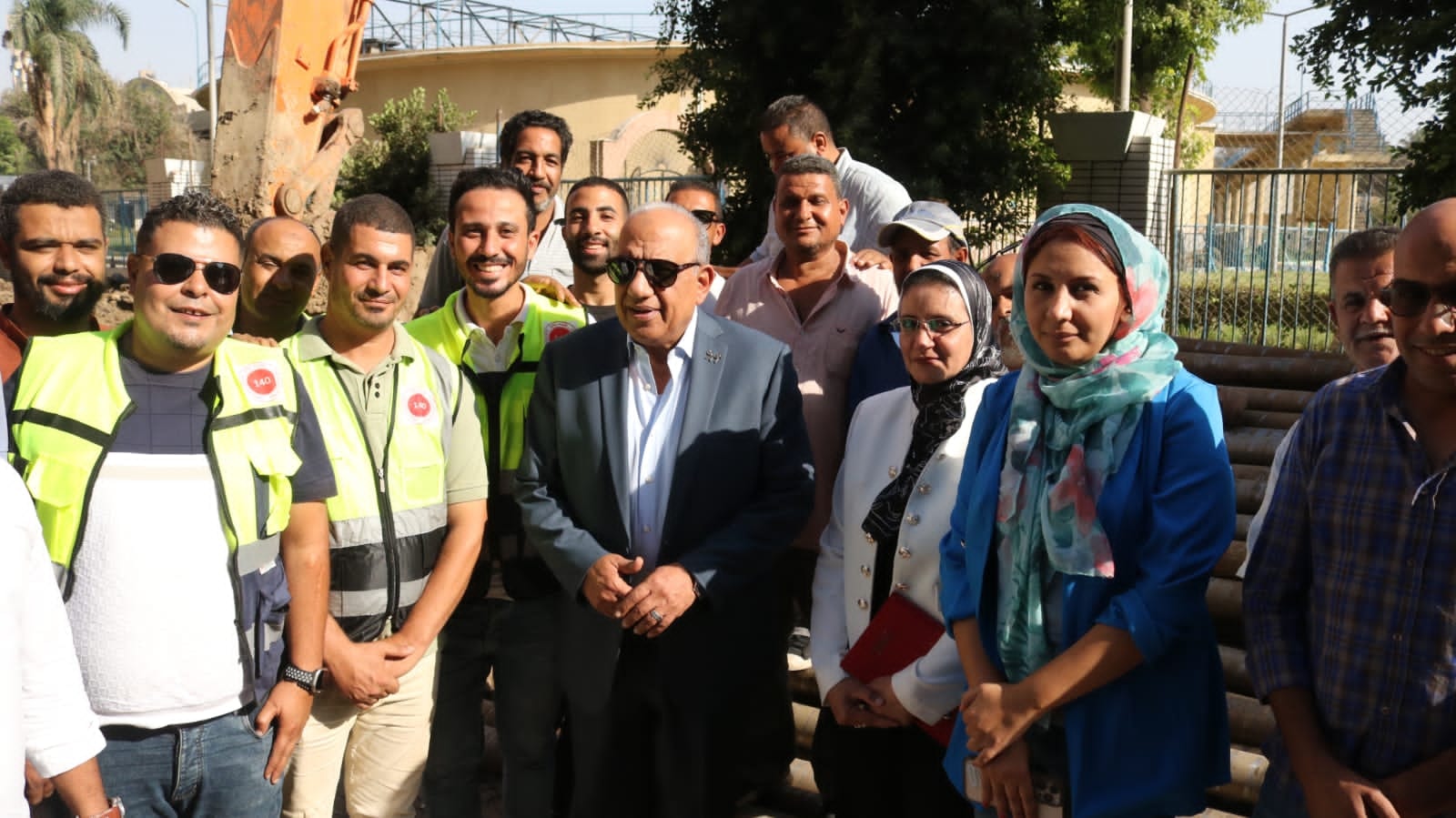 وزير الكهرباء يتابع سير العمل في محطة محولات جزيرة الدهب