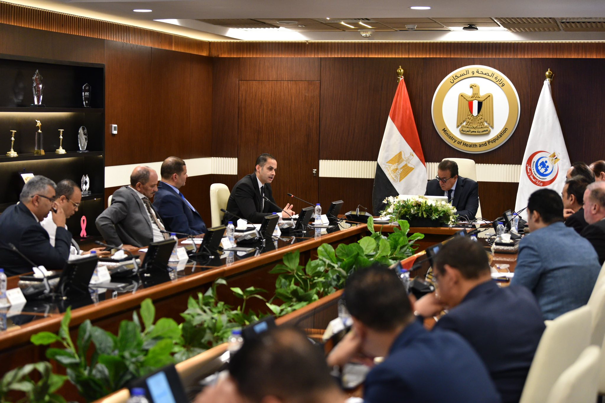 عبد الغفار يترأس اجتماع اللجنة التنسيقية لمنظومة التأمين الصحي الشامل