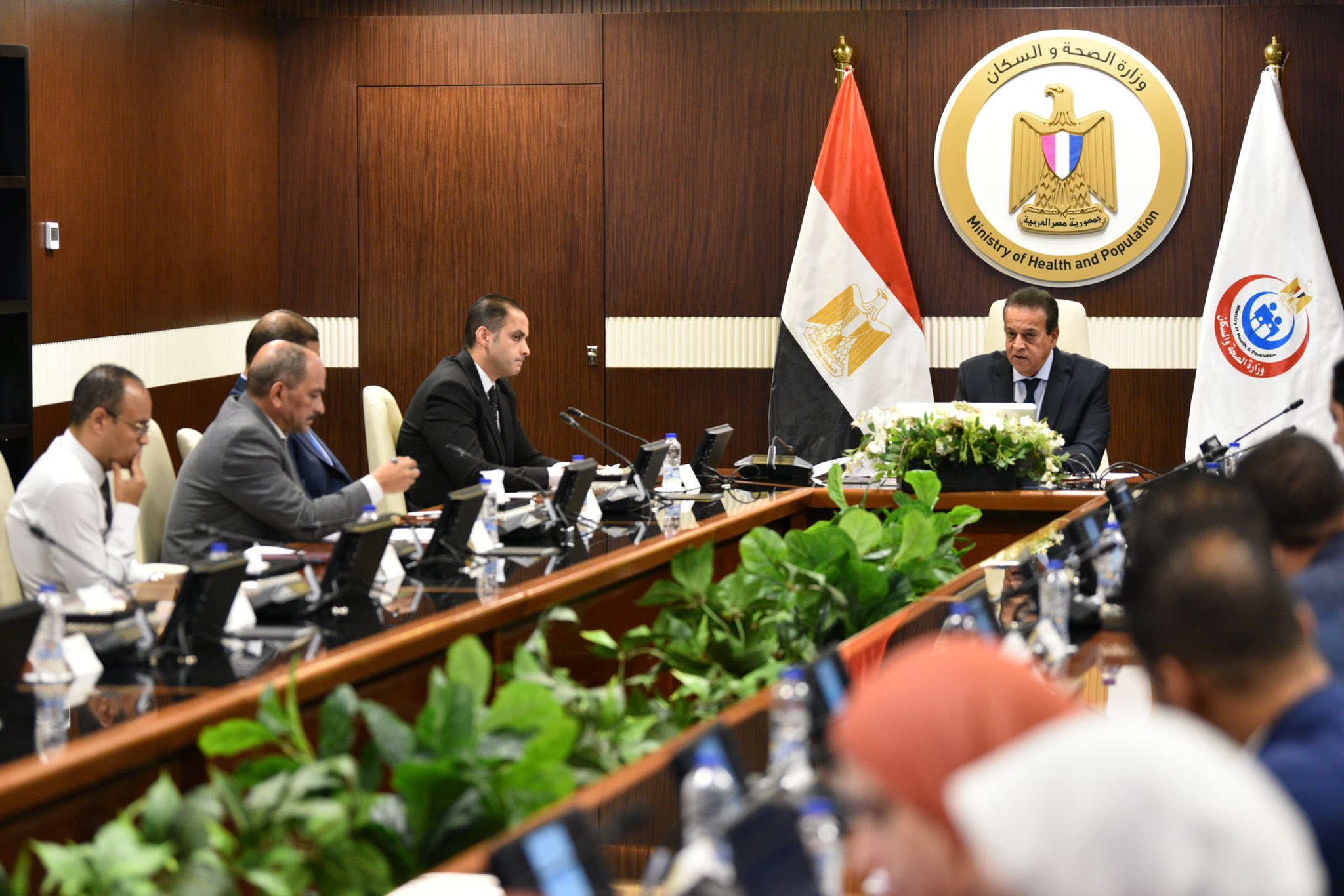 عبد الغفار يترأس اجتماع اللجنة التنسيقية لمنظومة التأمين الصحي الشامل