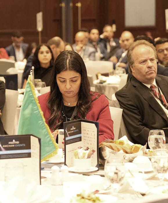 وزير المالية فى حوار مفتوح وممتد مع أعضاء غرفة التجارة الأمريكية