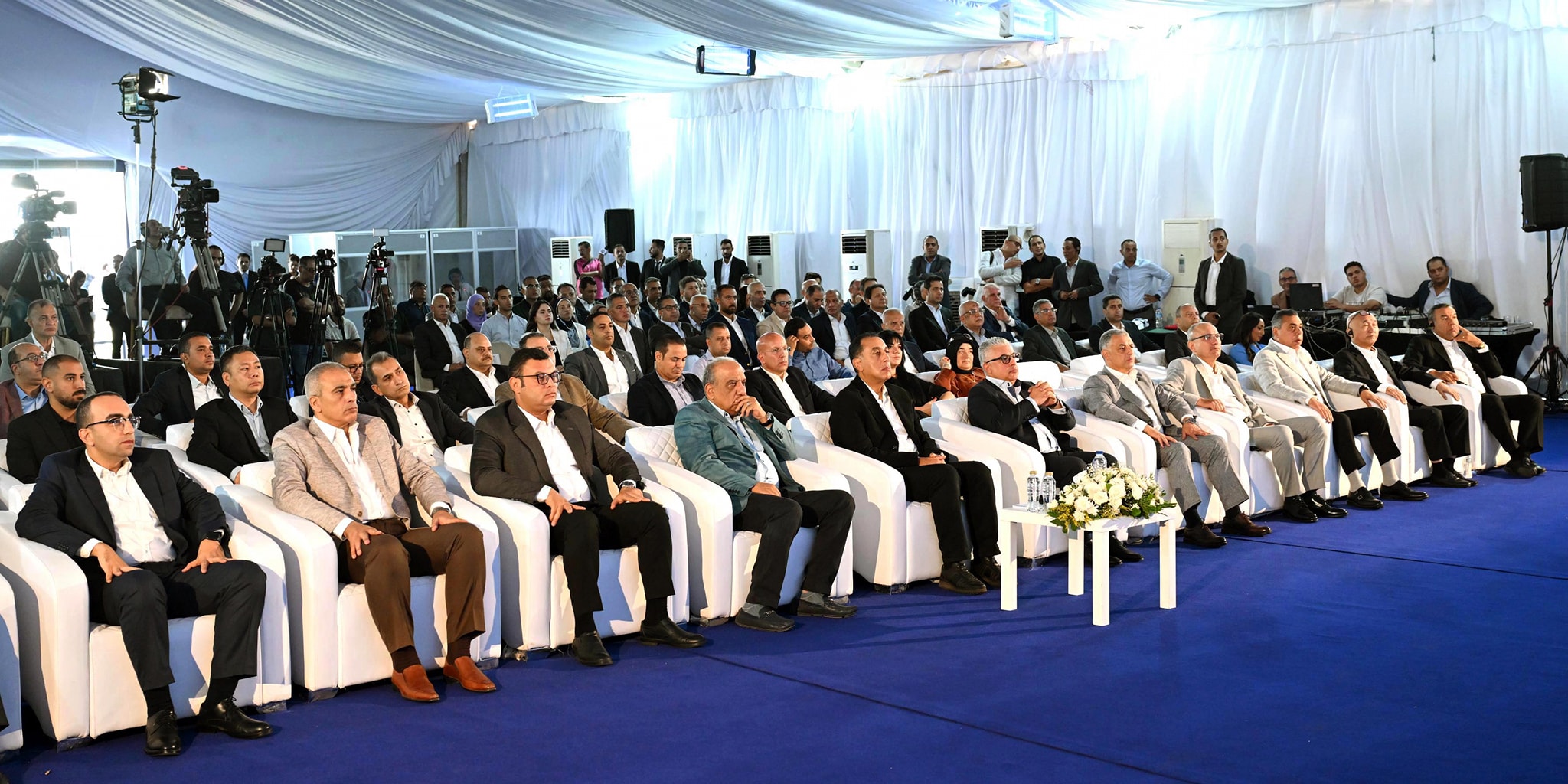رئيس الوزراء يشهد احتفالية افتتاح مشروعات جديدة بالقنطرة غرب الصناعية