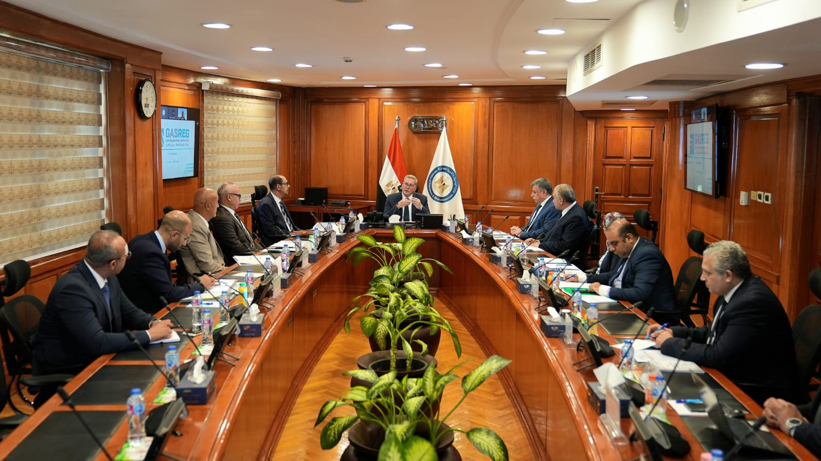اجتماع مجلس إدارة جهاز تنظيم أنشطة سوق الغاز