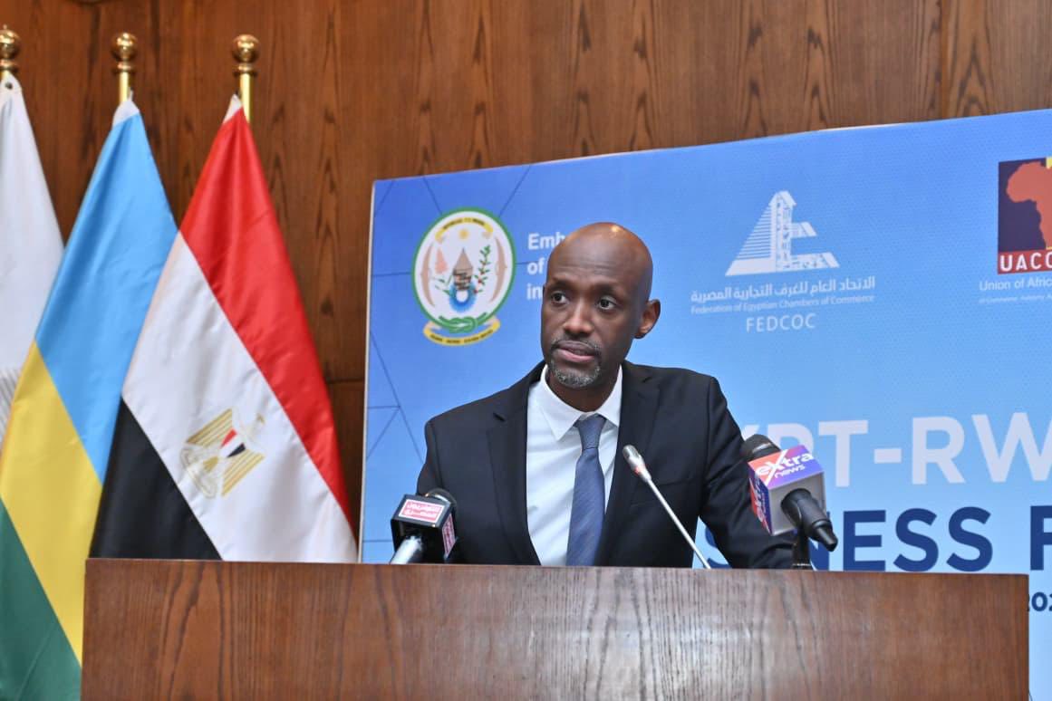 فعاليات منتدى الأعمال المصري الرواندي