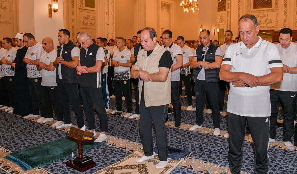 الرئيس السيسي يجري زيارة تفقدية إلى الأكاديمية العسكرية المصرية